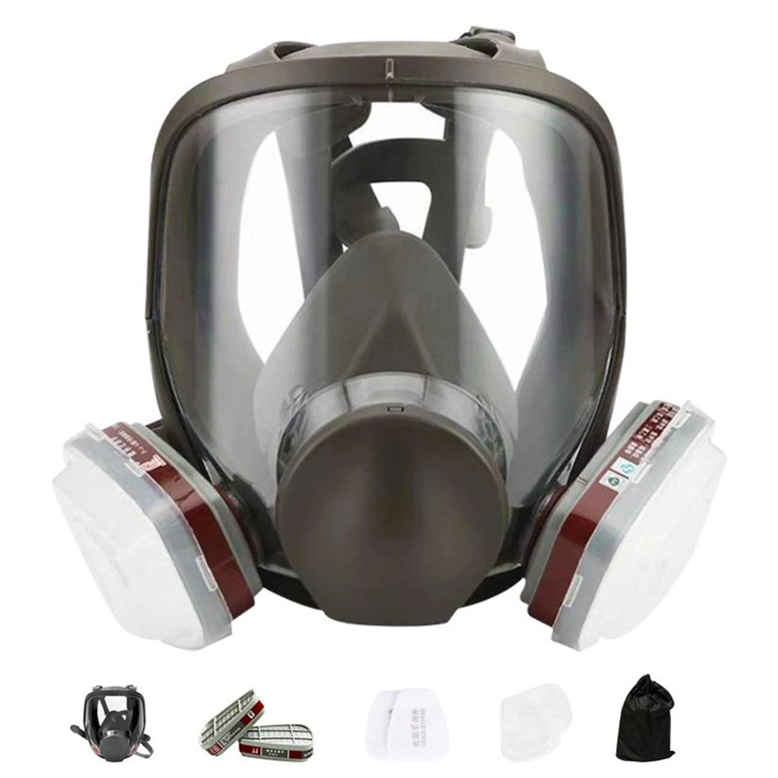 Reusable Full Face Mask Respirator for Woodworking Painting Welding Protection