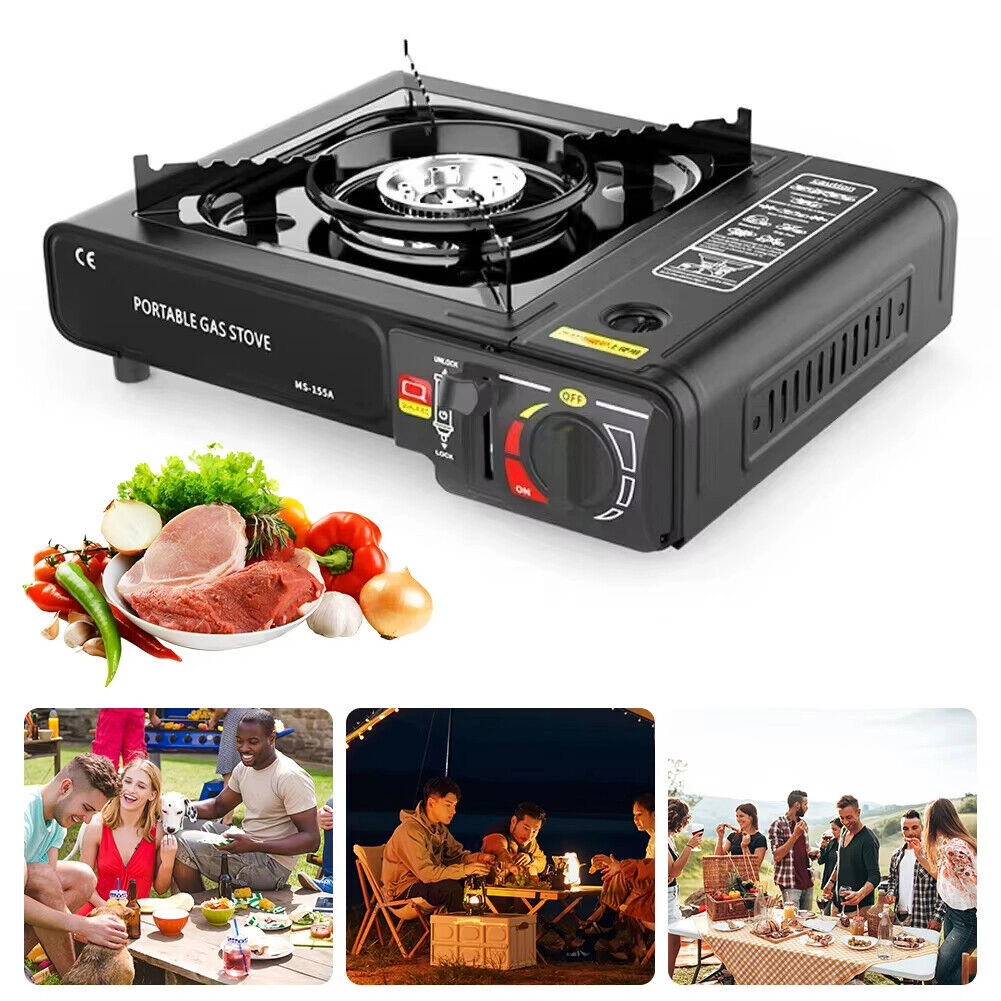 Kompakter Camping-Gasofen, 2400W, 1-Brenner, tragbarer Gasherd für Outdoor view 5