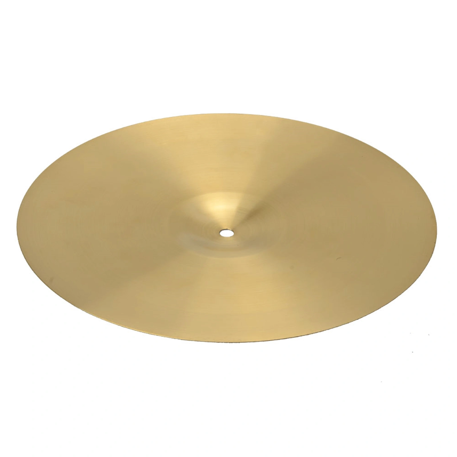 18 Inch Ride Cymbal 0.8mm Copper Alloy, Professional Golden Drum Set Cymbals, Heavy Metal Sound view 3