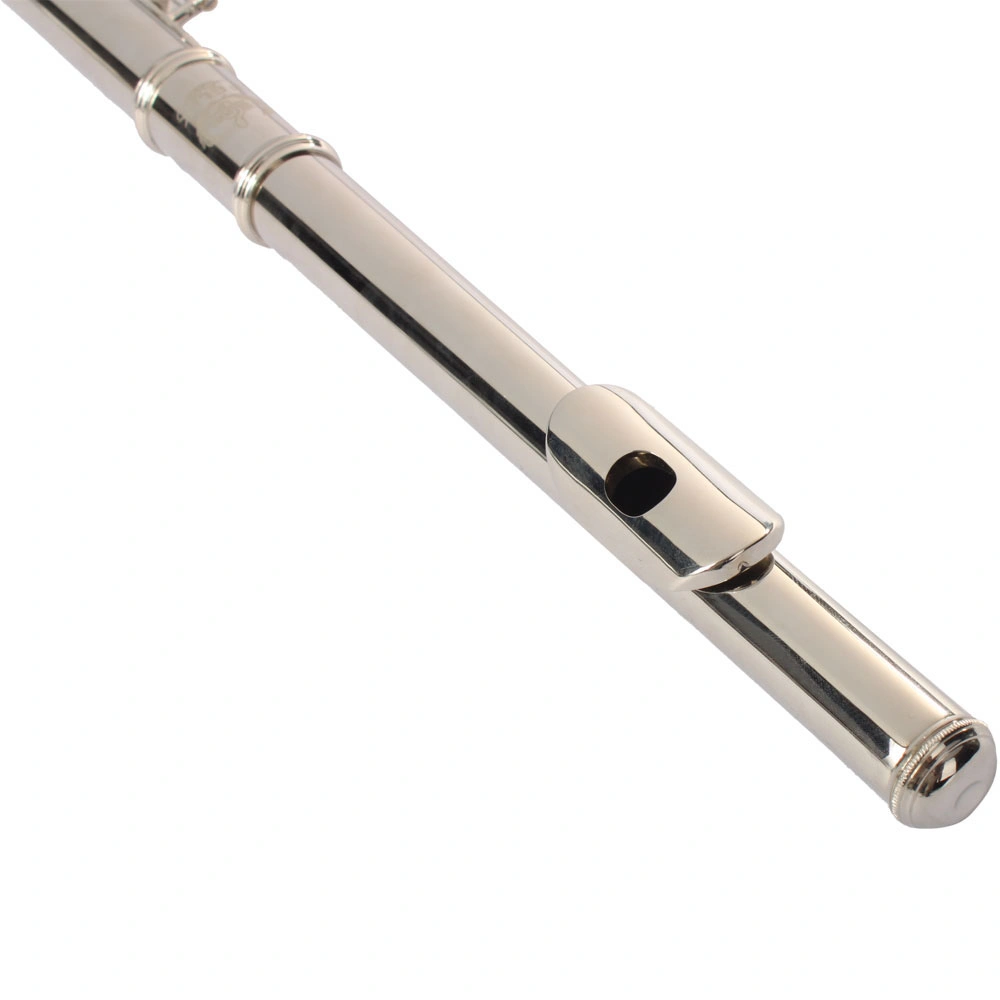 Nickel Plated C Closed Hole Concert Band Flute with E Key view 7