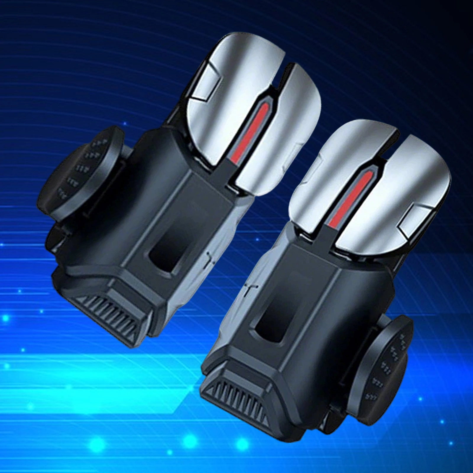 2PCS Mobile Game Trigger Fire Button + 2PCS Joystick Sticks for PUBG Mobile COD Call of Duty Controller Accessories view 13