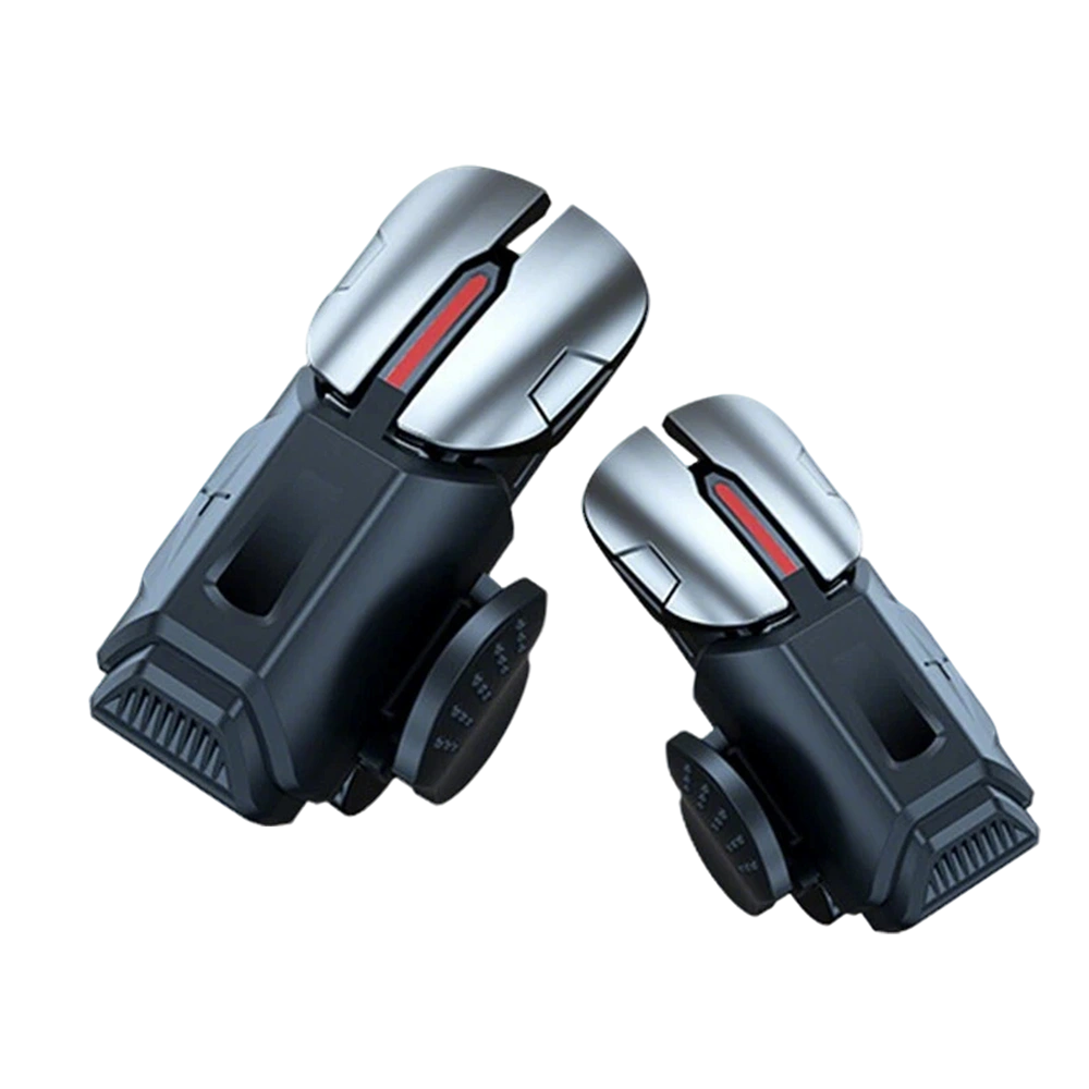 2PCS Mobile Game Trigger Fire Button + 2PCS Joystick Sticks for PUBG Mobile COD Call of Duty Controller Accessories view 5