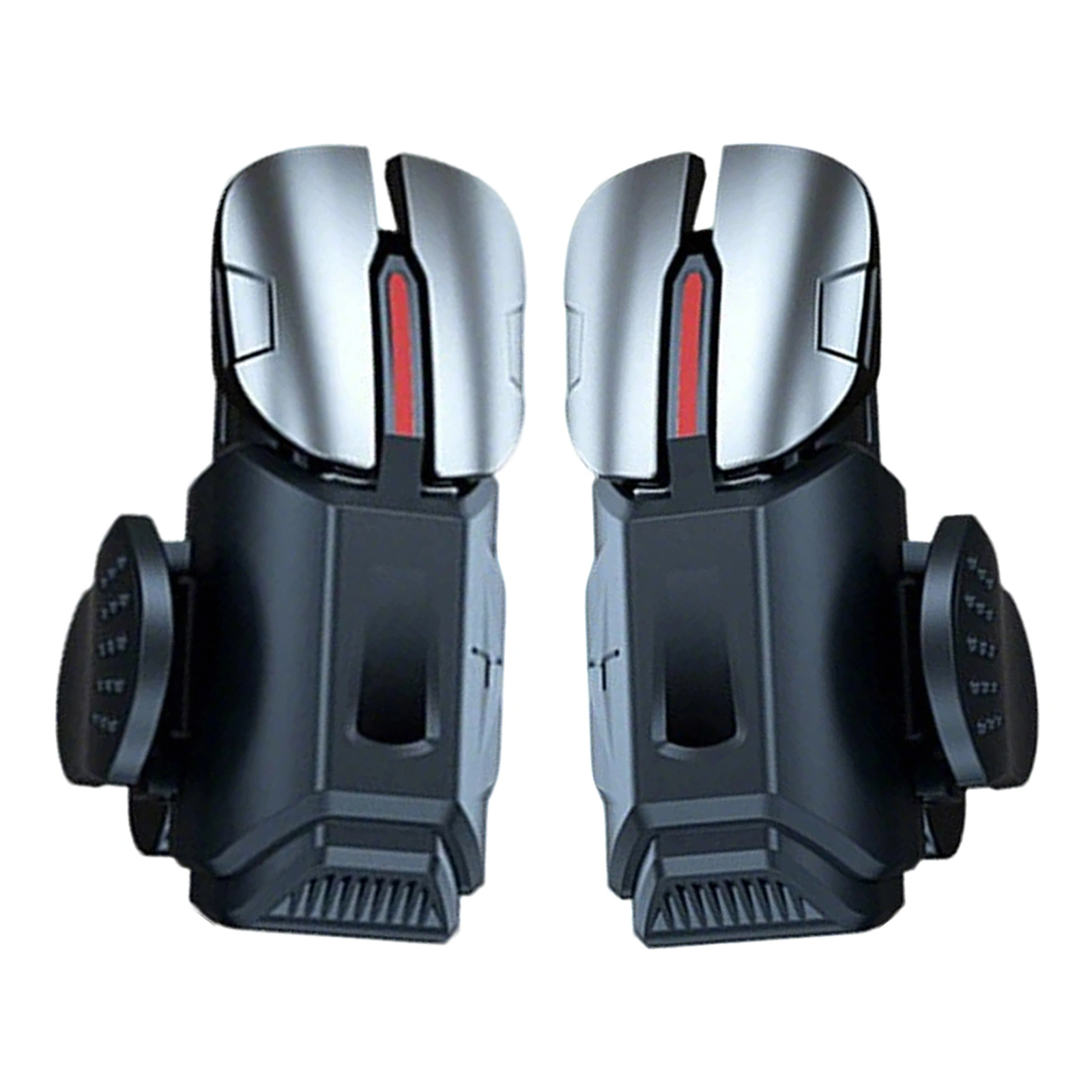 2PCS Mobile Game Trigger Fire Button + 2PCS Joystick Sticks for PUBG Mobile COD Call of Duty Controller Accessories view 9