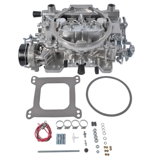 4 Barrel Carburetor 1403 500 CFM Performer with Electric Choke Square-Flange Fits for Chevy 305 Engine