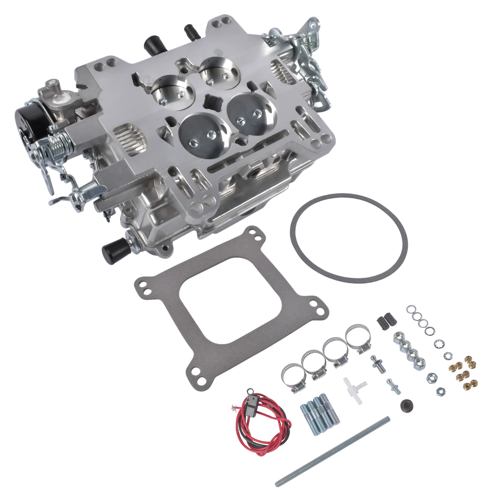 4 Barrel Carburetor 1403 500 CFM Performer with Electric Choke Square-Flange Fits for Chevy 305 Engine view 2