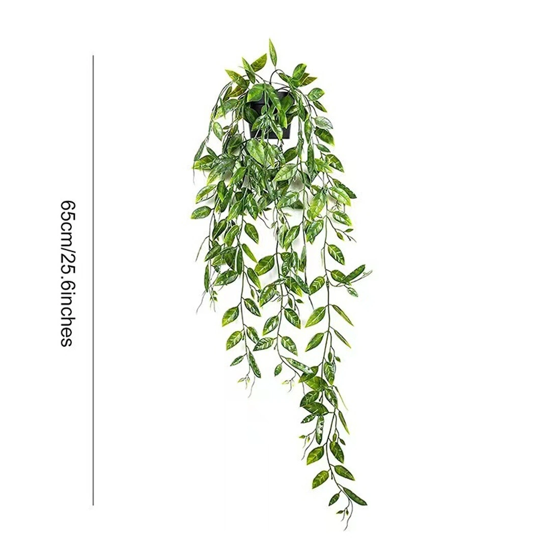 4 Pack Artificial Hanging Plants Fake Trailing Vines in Pots Indoor Outdoor Home Office Garden Decor view 5