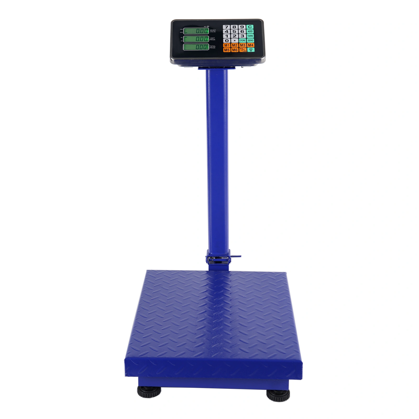300KG/661lb LCD Digital Personal Floor Postal Platform Scale Blue view 2