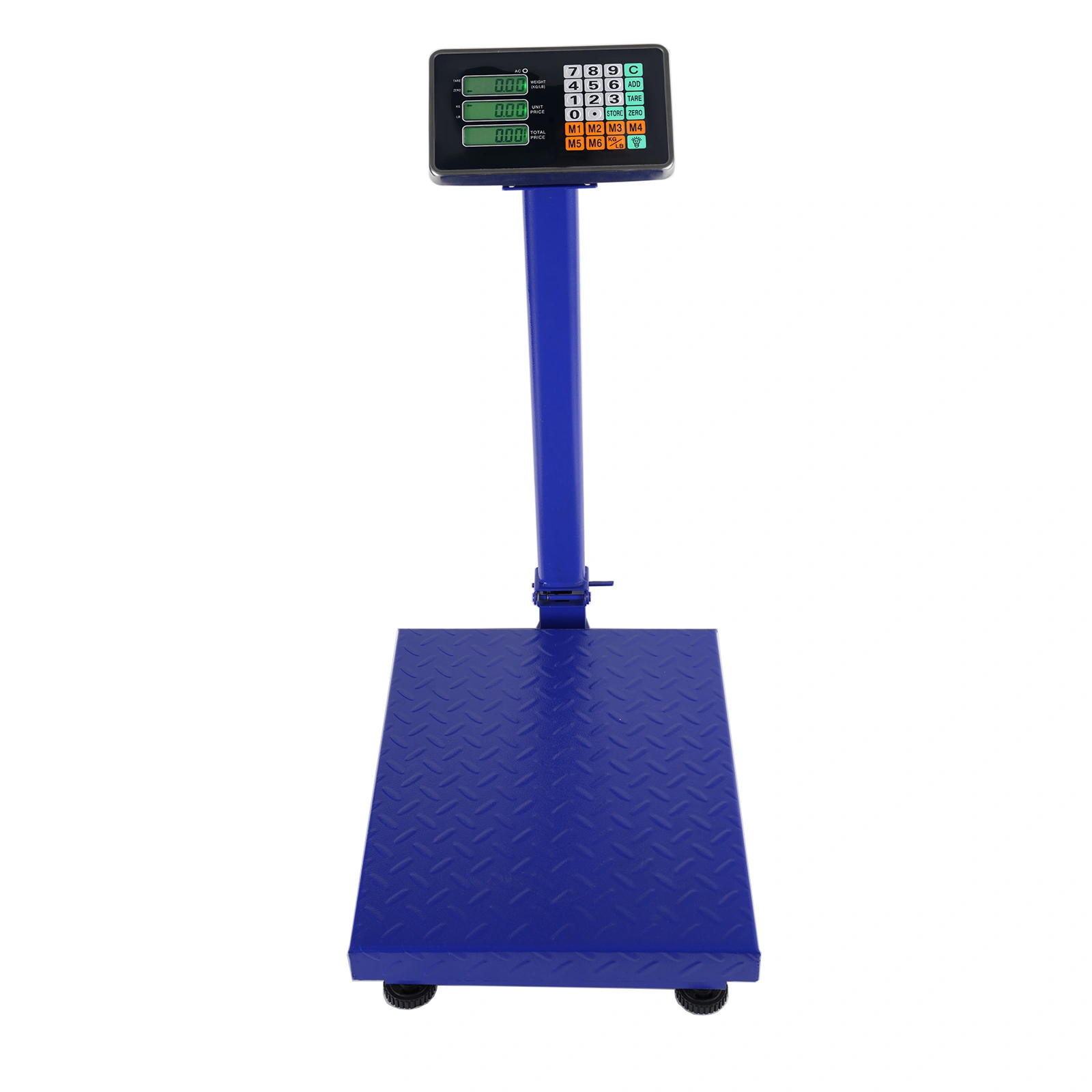 300KG/661lb LCD Digital Personal Floor Postal Platform Scale Blue view 3
