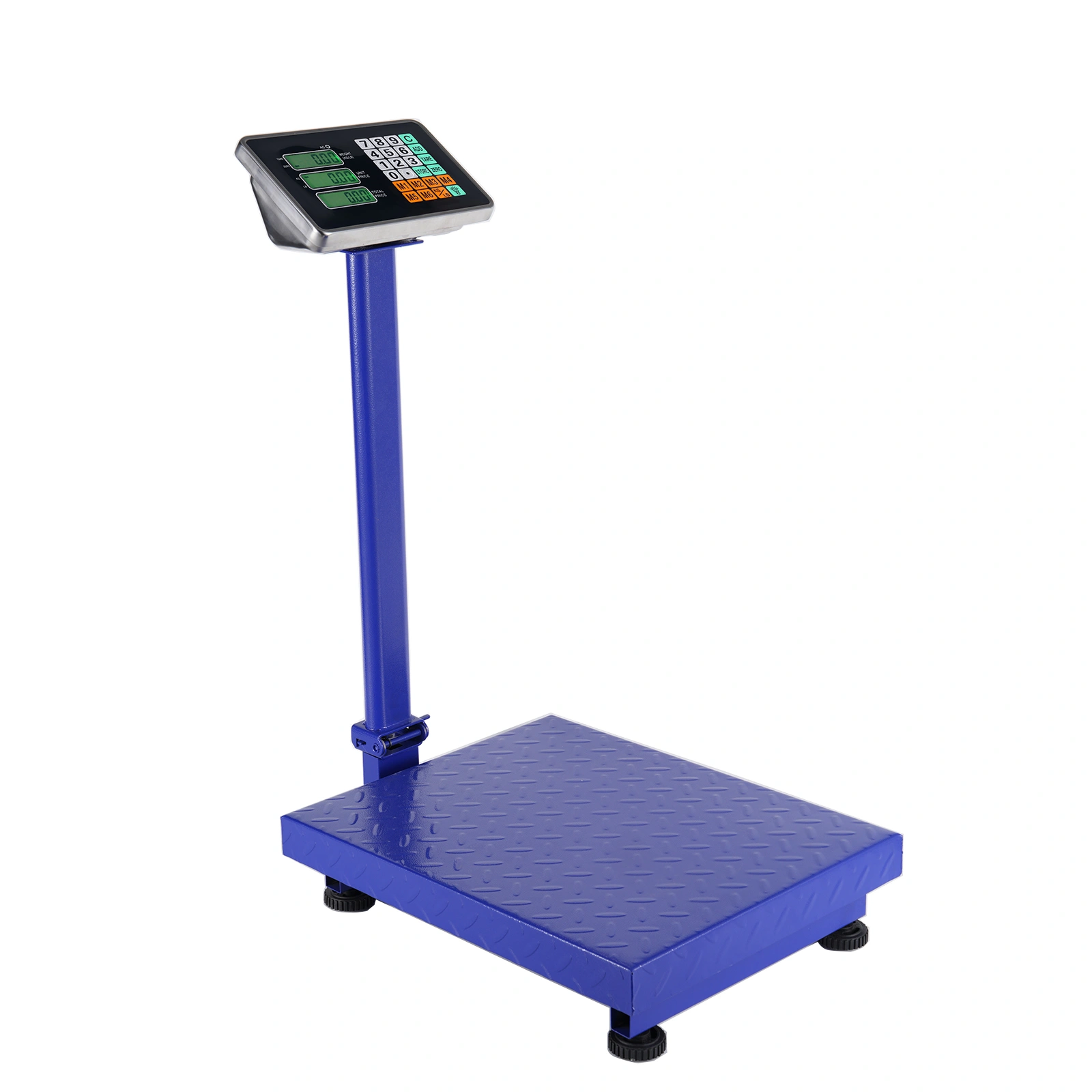 300KG/661lb LCD Digital Personal Floor Postal Platform Scale Blue view 4