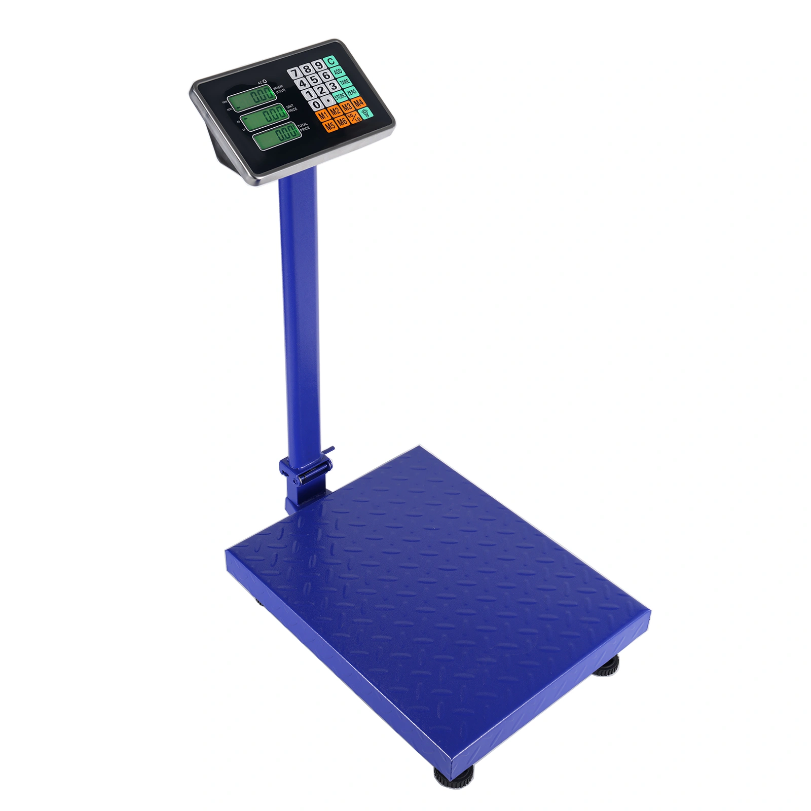 300KG/661lb LCD Digital Personal Floor Postal Platform Scale Blue view 5