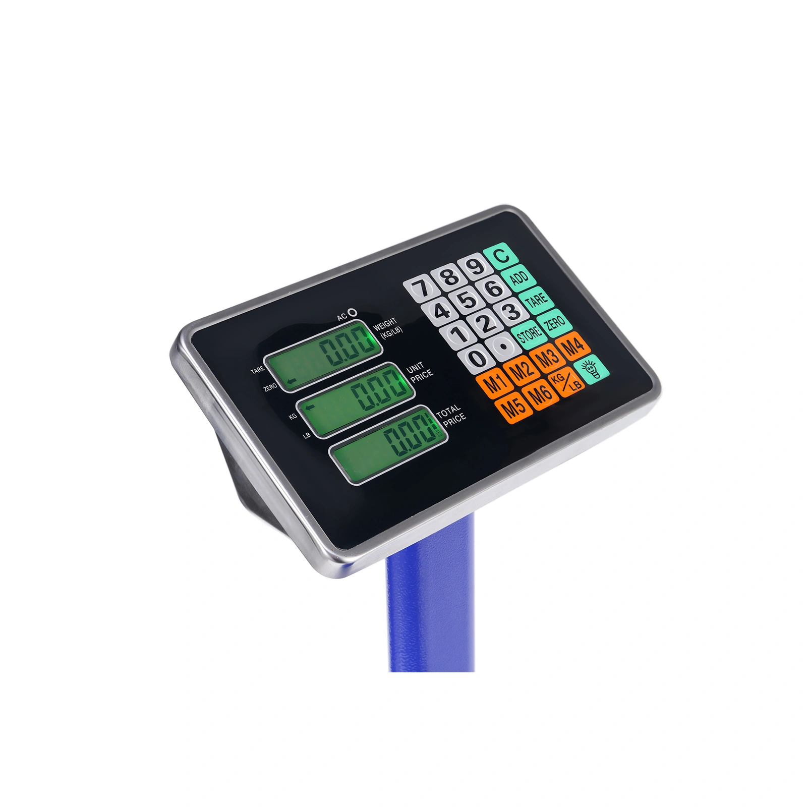 300KG/661lb LCD Digital Personal Floor Postal Platform Scale Blue view 6