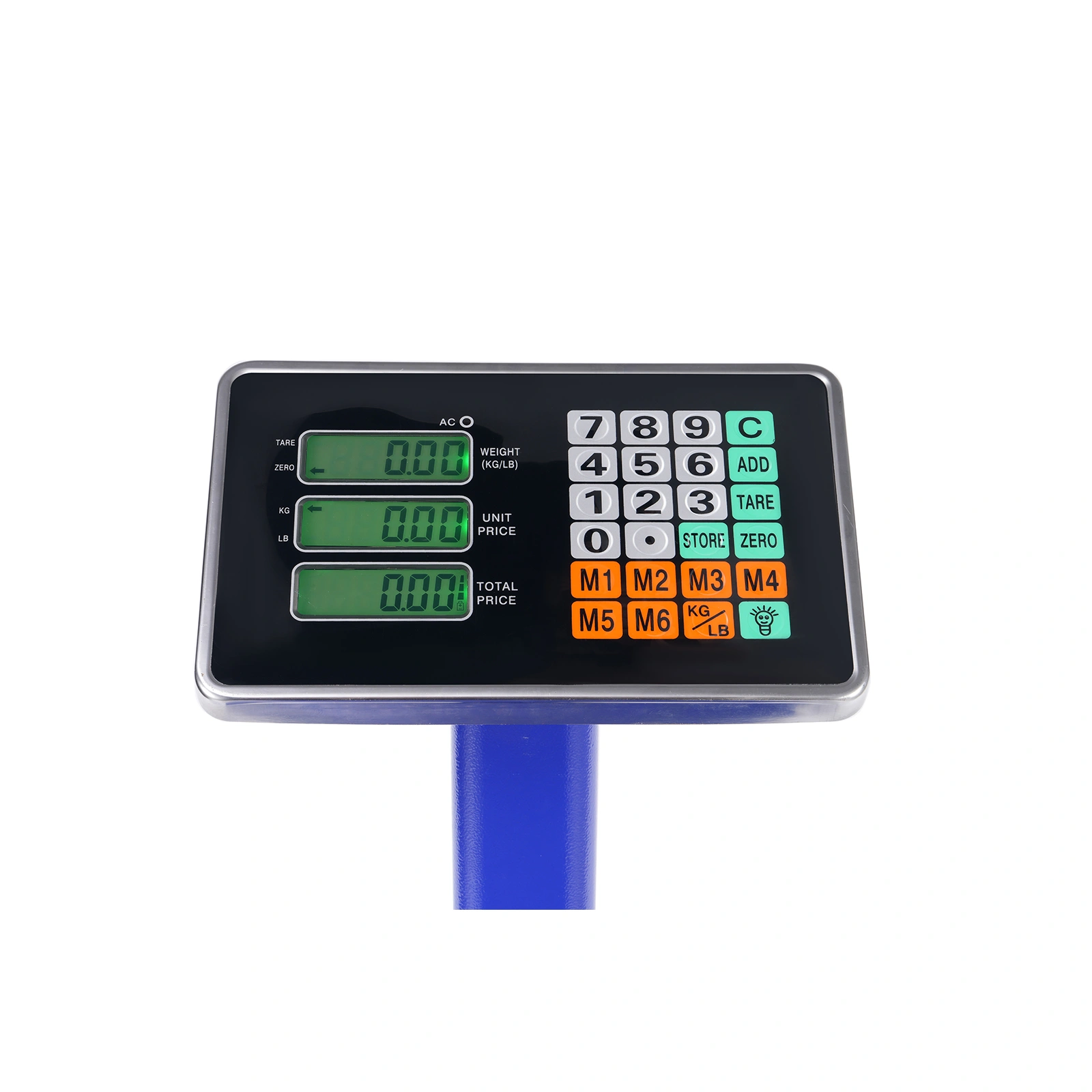 300KG/661lb LCD Digital Personal Floor Postal Platform Scale Blue view 7