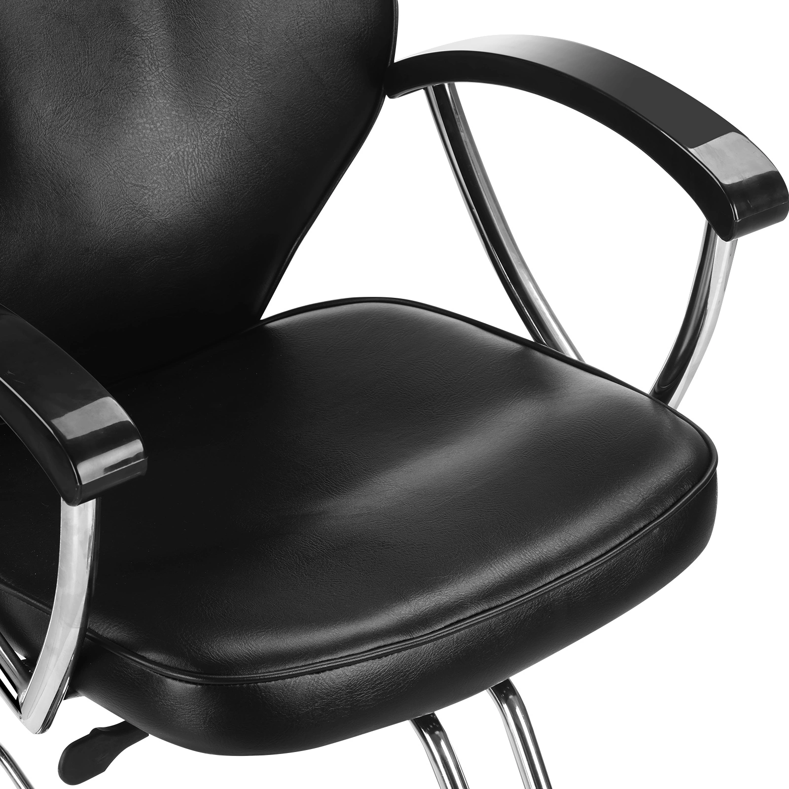 Heavy Duty Reclining Barber Chair, Hydraulic Swivel Salon Chair for Hair Styling, Beauty Spa, Professional Salon Equipment view 3