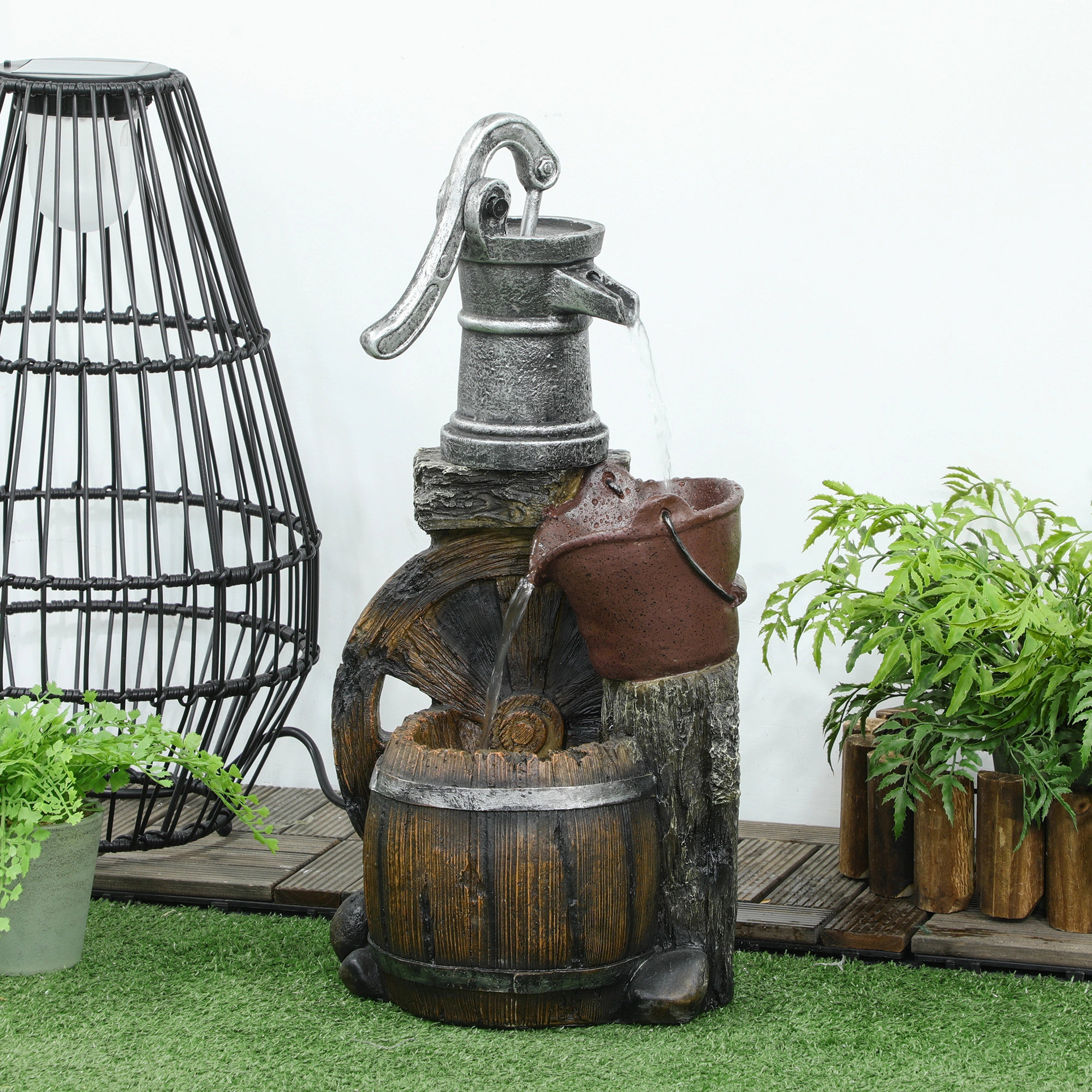 Submersible Fountain Pump for Fish Tank - Quiet Water Feature, Multi-Speed Adjust, Energy Efficient for Aquarium & Pond Use