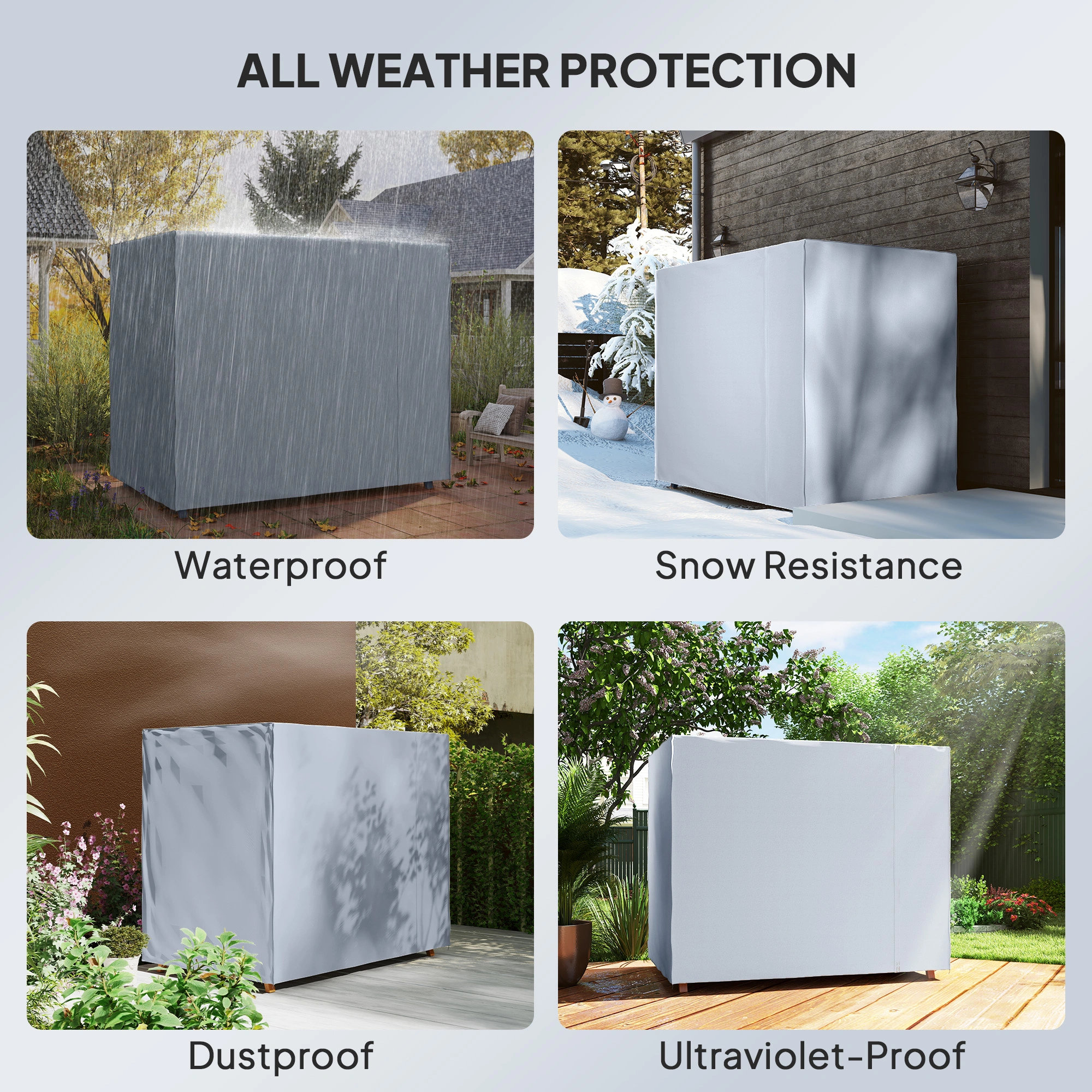 Swing Chair Cover - Outdoor Patio Furniture Protector, Weatherproof & Dustproof Swing Seat Cover for Porch Garden Deck view 3