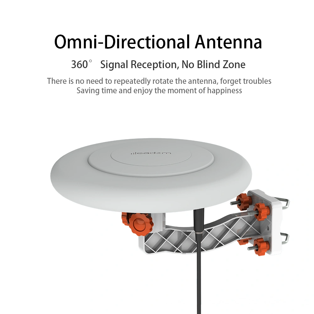 Leadzm TA-A1 150 Miles TV Antenna Outdoor Omni-directional 360 Degree Reception
