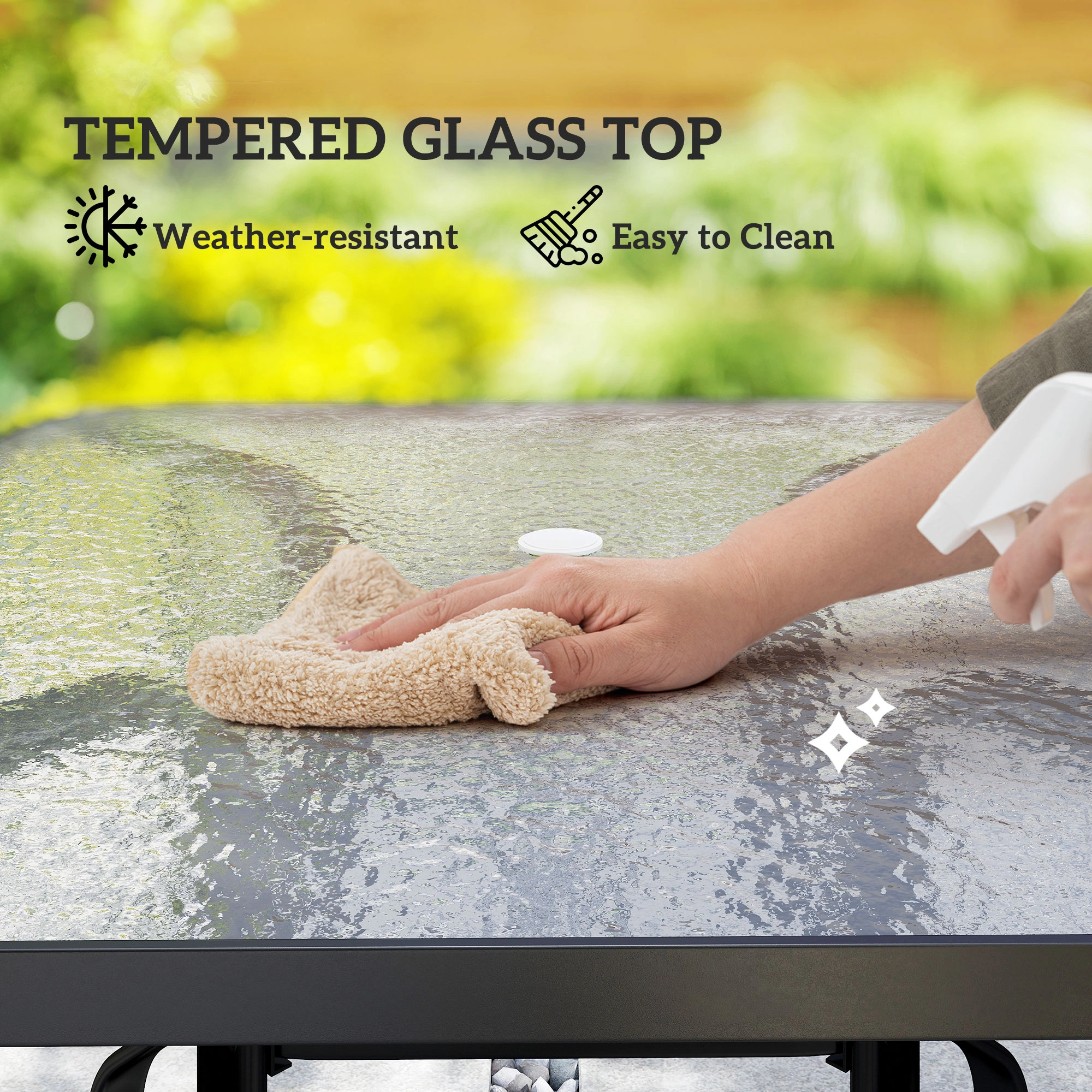 Portable Camping Table with Sink & Faucet - Foldable Outdoor Dining Table, Compact Picnic Table for RV & Caravans view 3