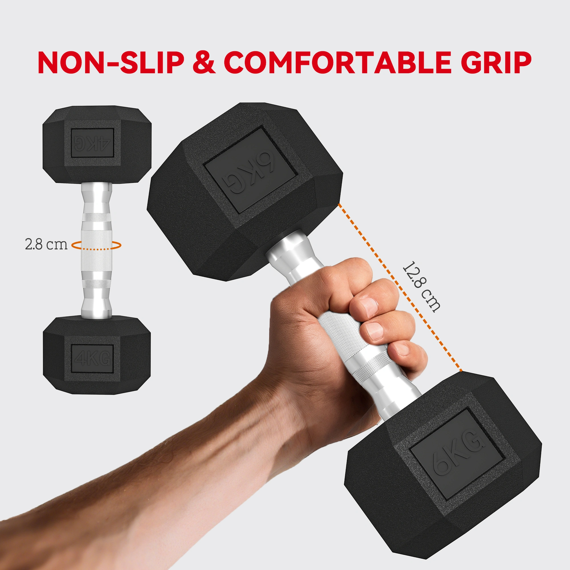 Adjustable Dumbbells Set, 5-25 lbs Weight Dumbbells Pair, Fast Adjust Weight for Home Gym Strength Training view 3
