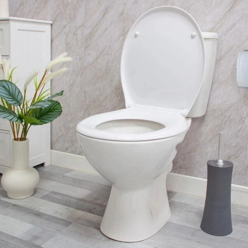 One Button Quick Release Toilet Seat - Soft Close Heavy Duty Universal Fit Slow Closing Lid