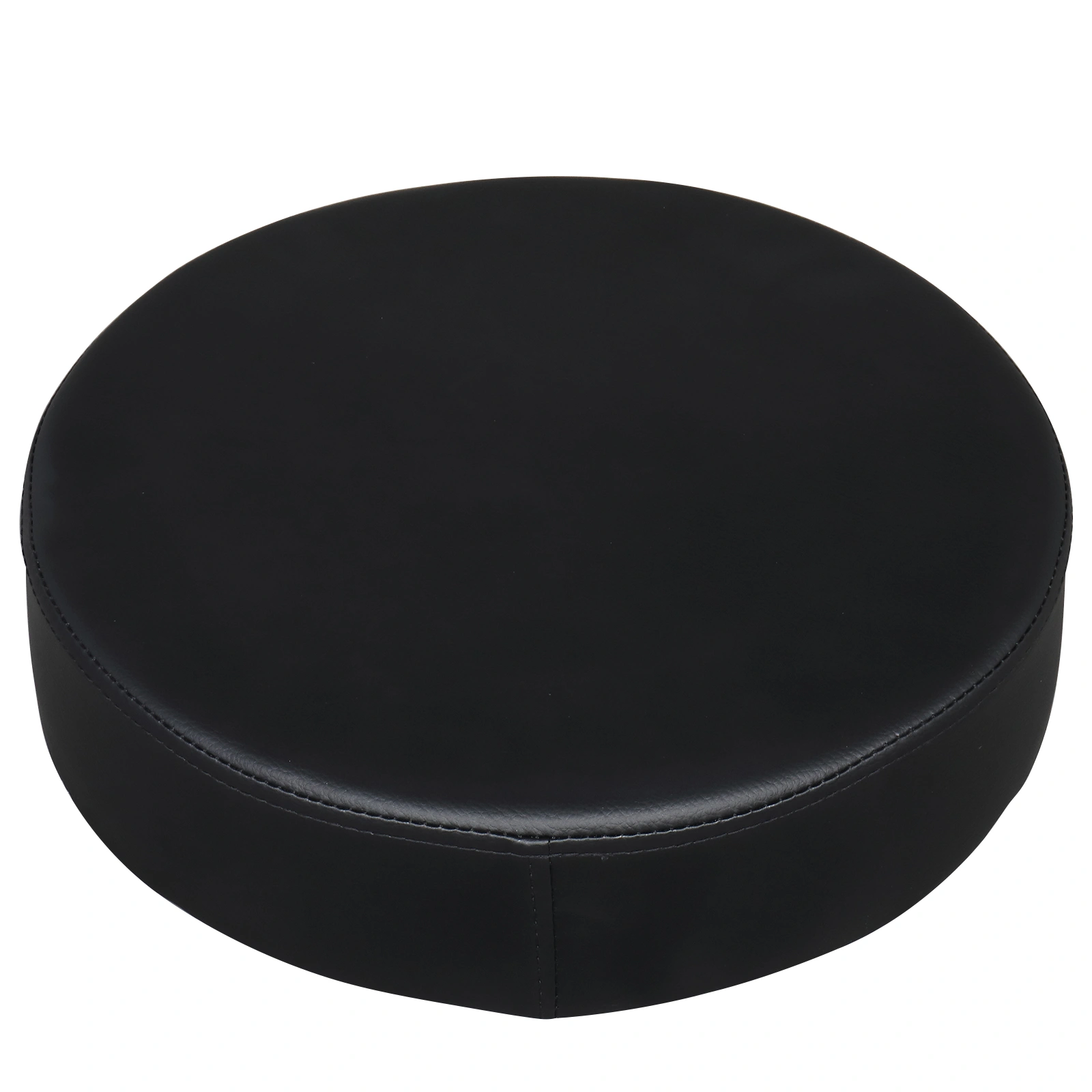 Round Stool Plastic Arch Feet Rotation Bar Stool Black view 11