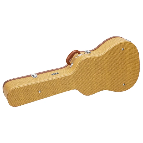 [Replace 46540529] 41" Folk Guitar Hardshell Carrying Case Fits Most Acoustic Guitars Microgroove Flat Yellow view 3