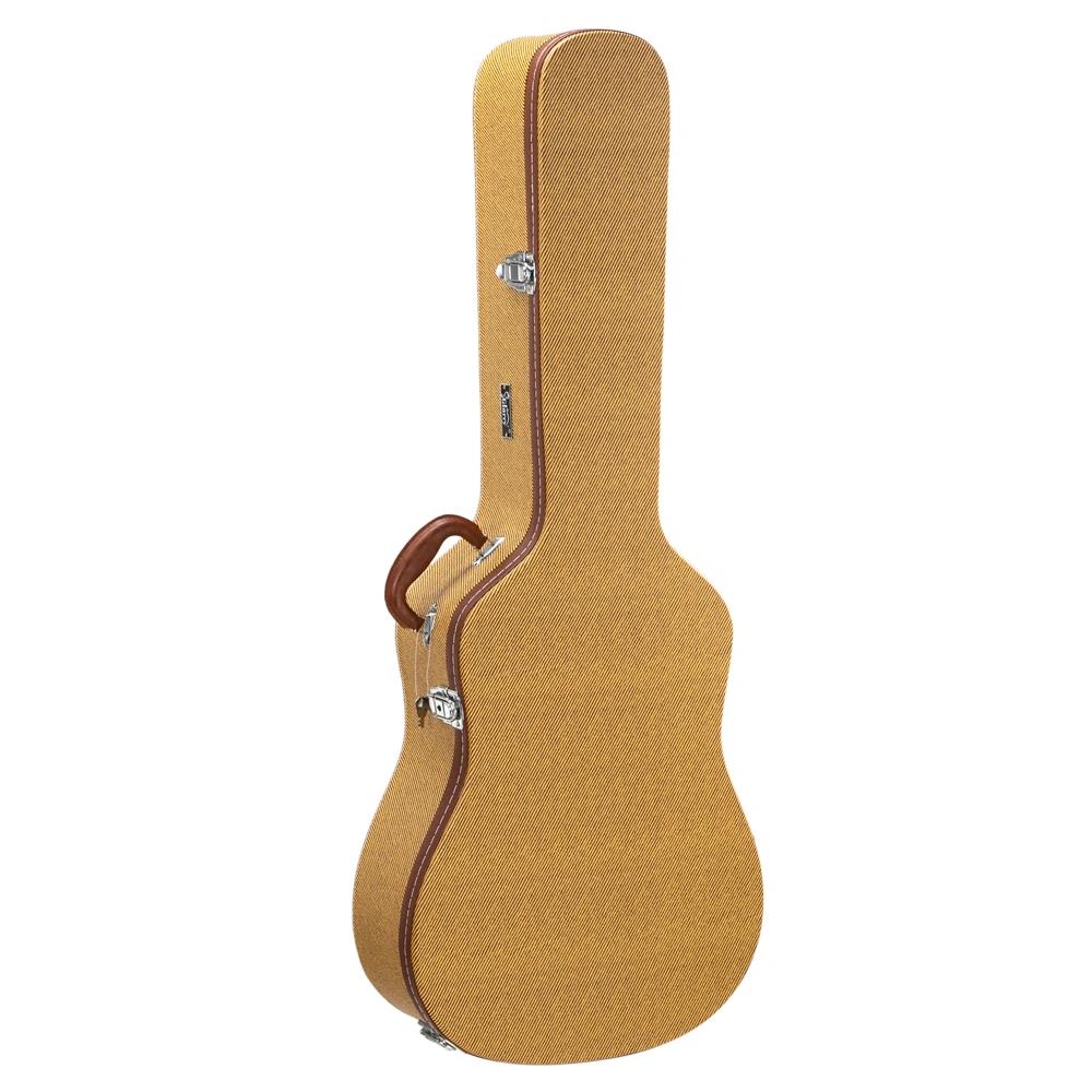 41" Folk Guitar Hardshell Carrying Case Fits Most Acoustic Guitars Microgroove Flat Yellow view 2