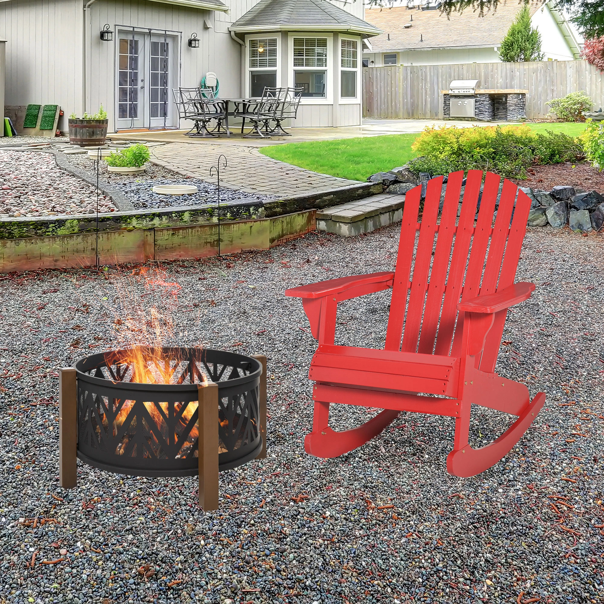 Garden chair / Rocking Chair Amazon ShippingProhibited by WalMart