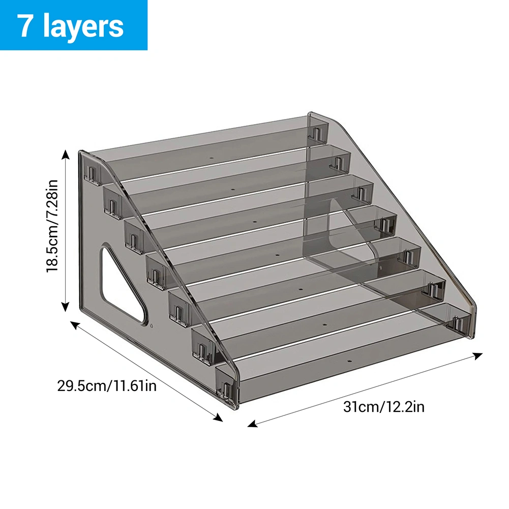 Acrylic Trading Card Display Stand - PSA Baseball Card Rack Shelf Organizer for Sports Cards view 7