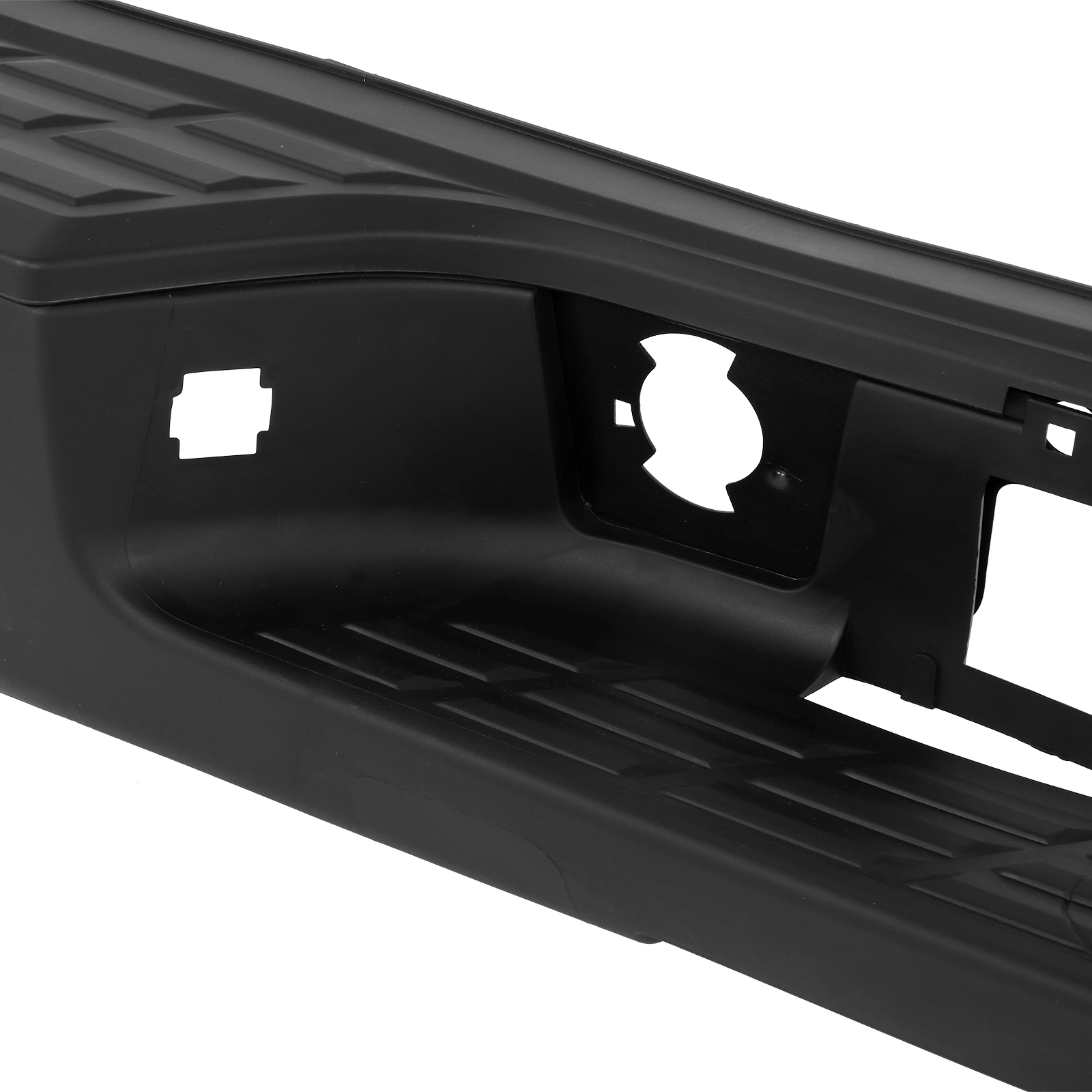 Pickup Rear Bumper Chevrolet Silverado 1500 2007-2013-Silver/Steel/No Hole view 12