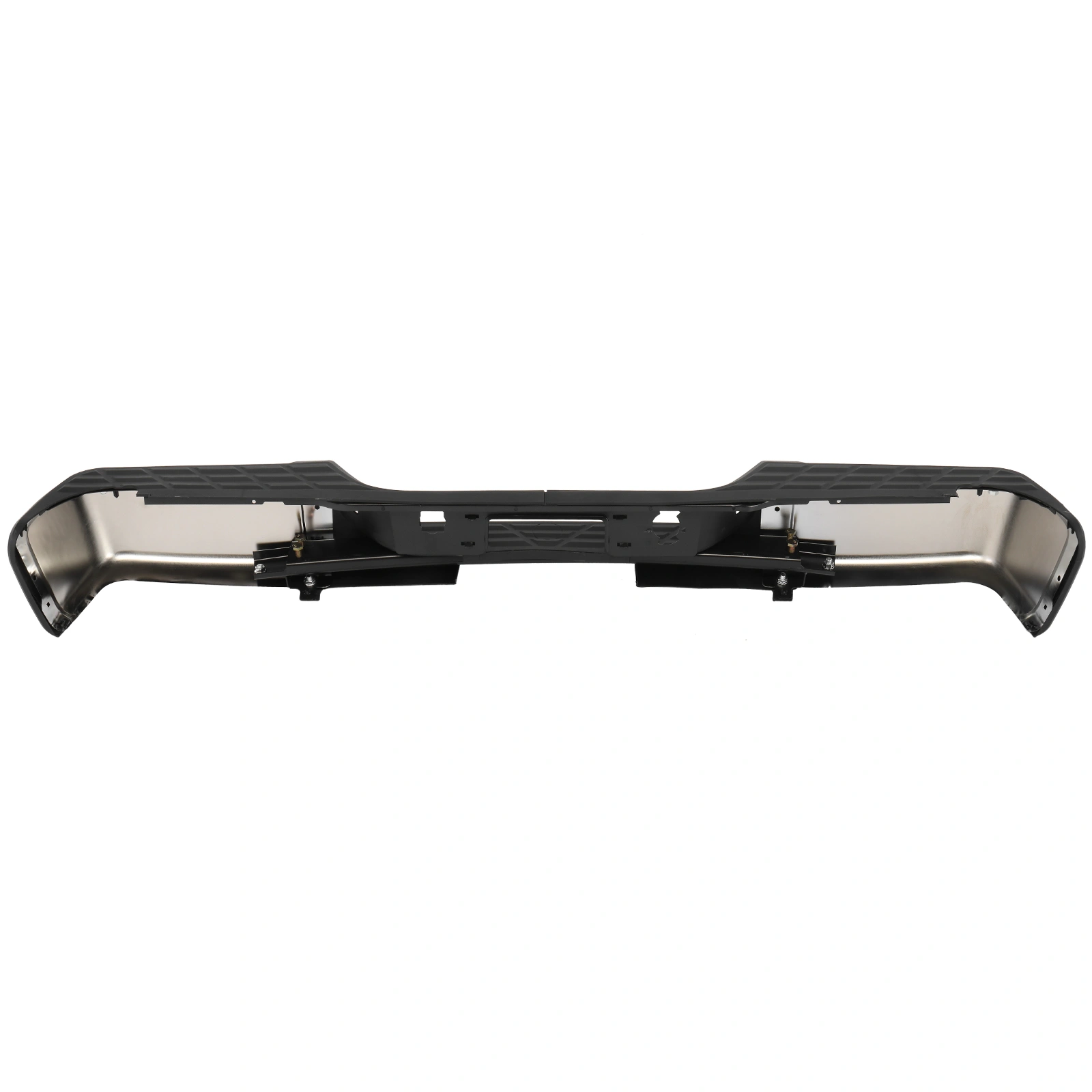Pickup Rear Bumper Chevrolet Silverado 1500 2007-2013-Silver/Steel/No Hole view 14