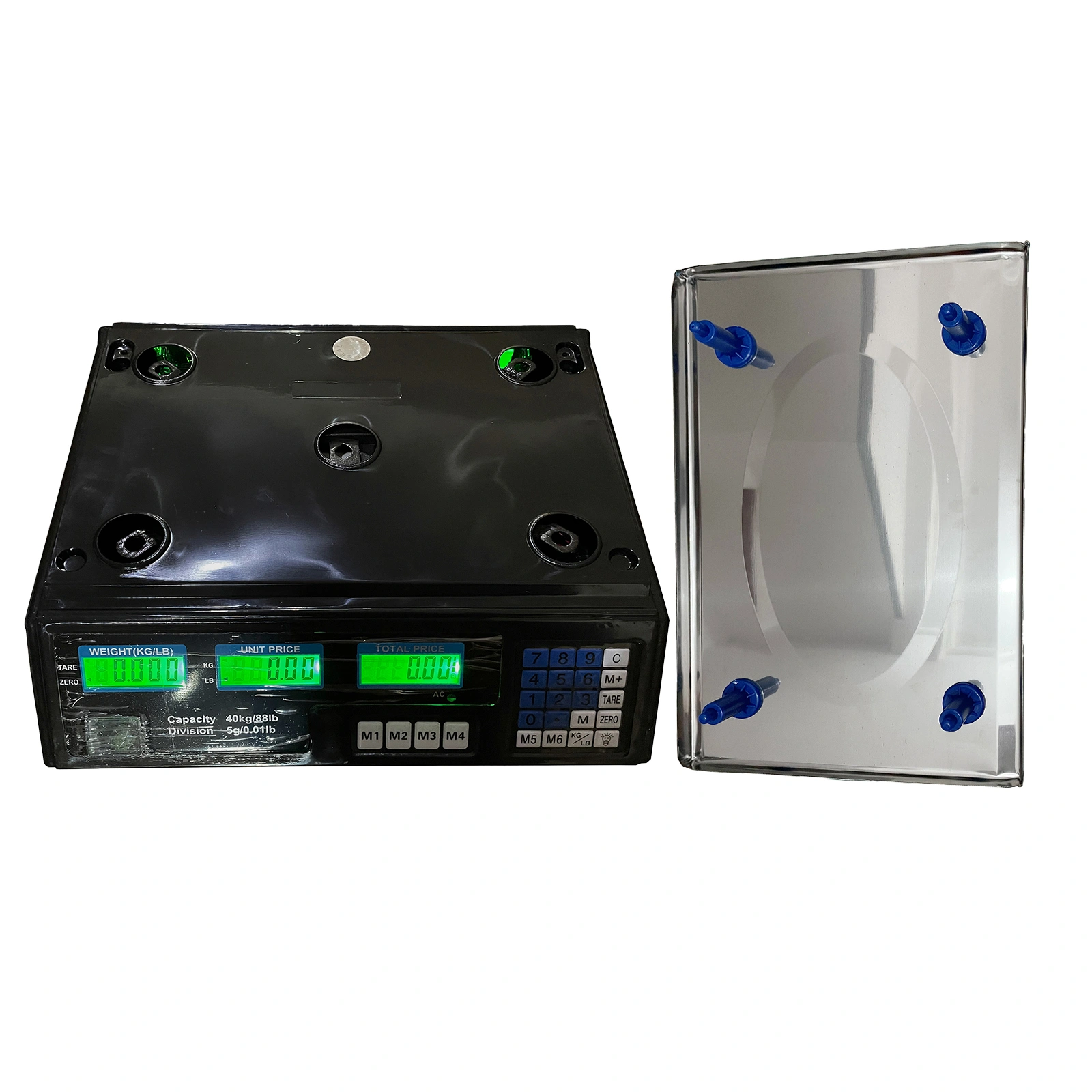 ACS-30 40kg/5g Digital Price Computing Scale for Vegetable US Plug Silver & Black view 13