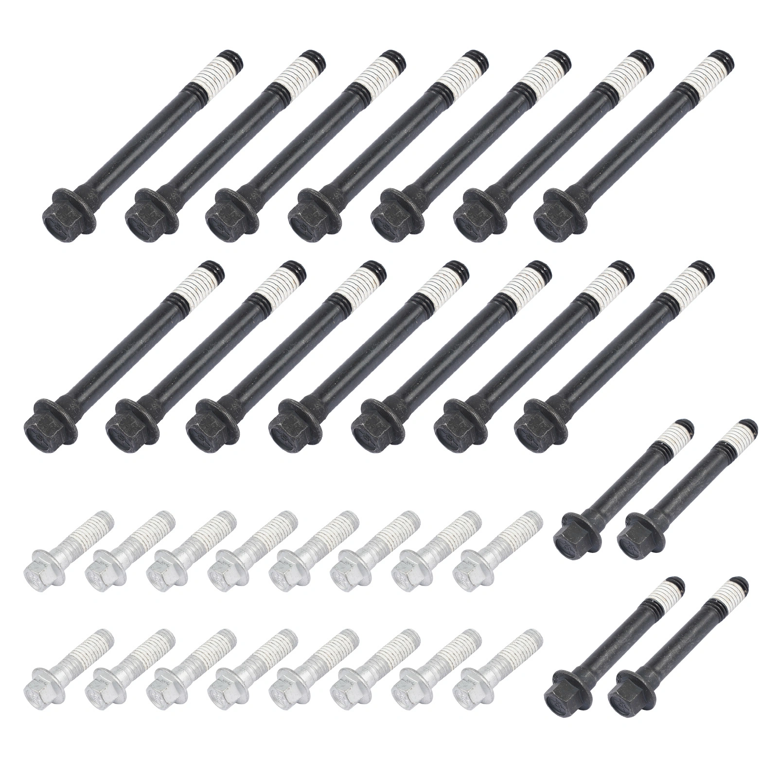 34Pcs Engine Cylinder Head Bolts for Chevrolet GMC C1500 C2500 Cadillac Escalade 5.7L ES72856 view 5