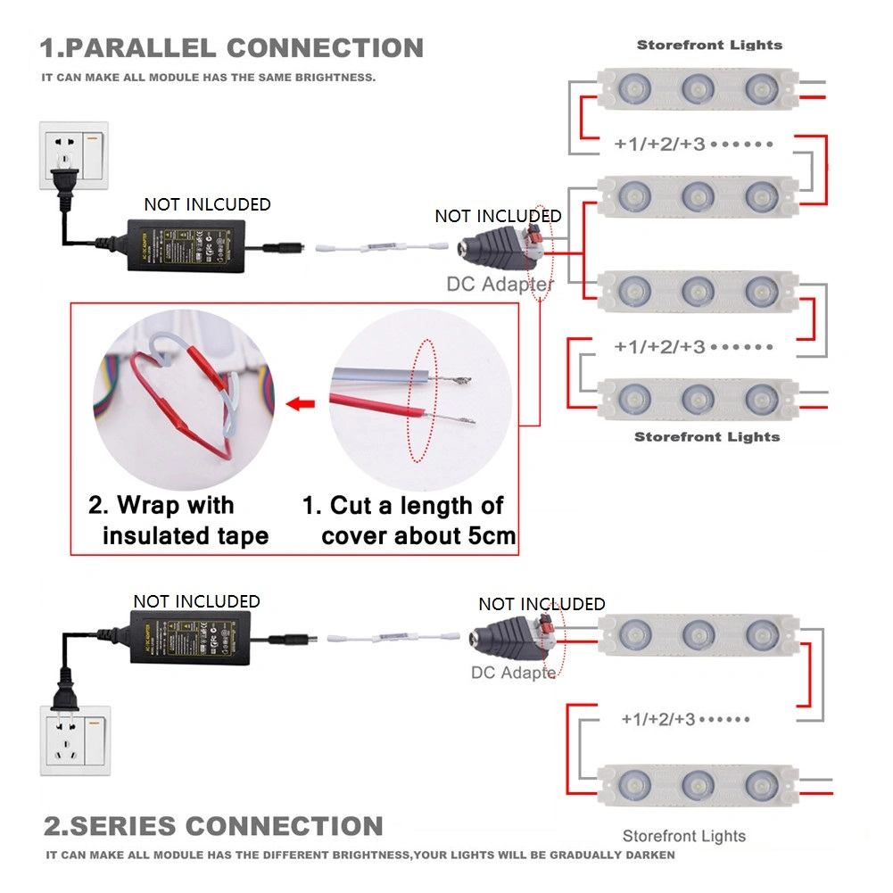 Super Bright IP65 Waterproof SMD 3LED Strip Lamp Module | 12V Sign Light (TK/Temu Self-Pickup) view 14