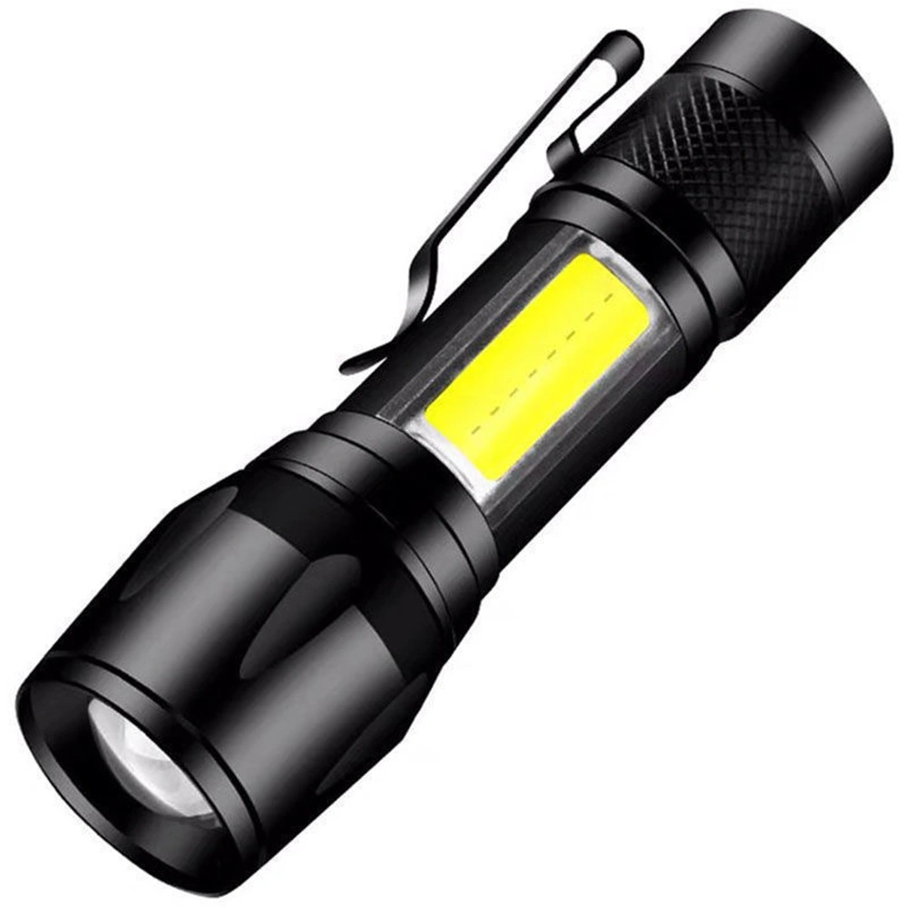 2 Pack USB Rechargeable LED Flashlights, Mini Portable Work Light & Camping Torch view 4