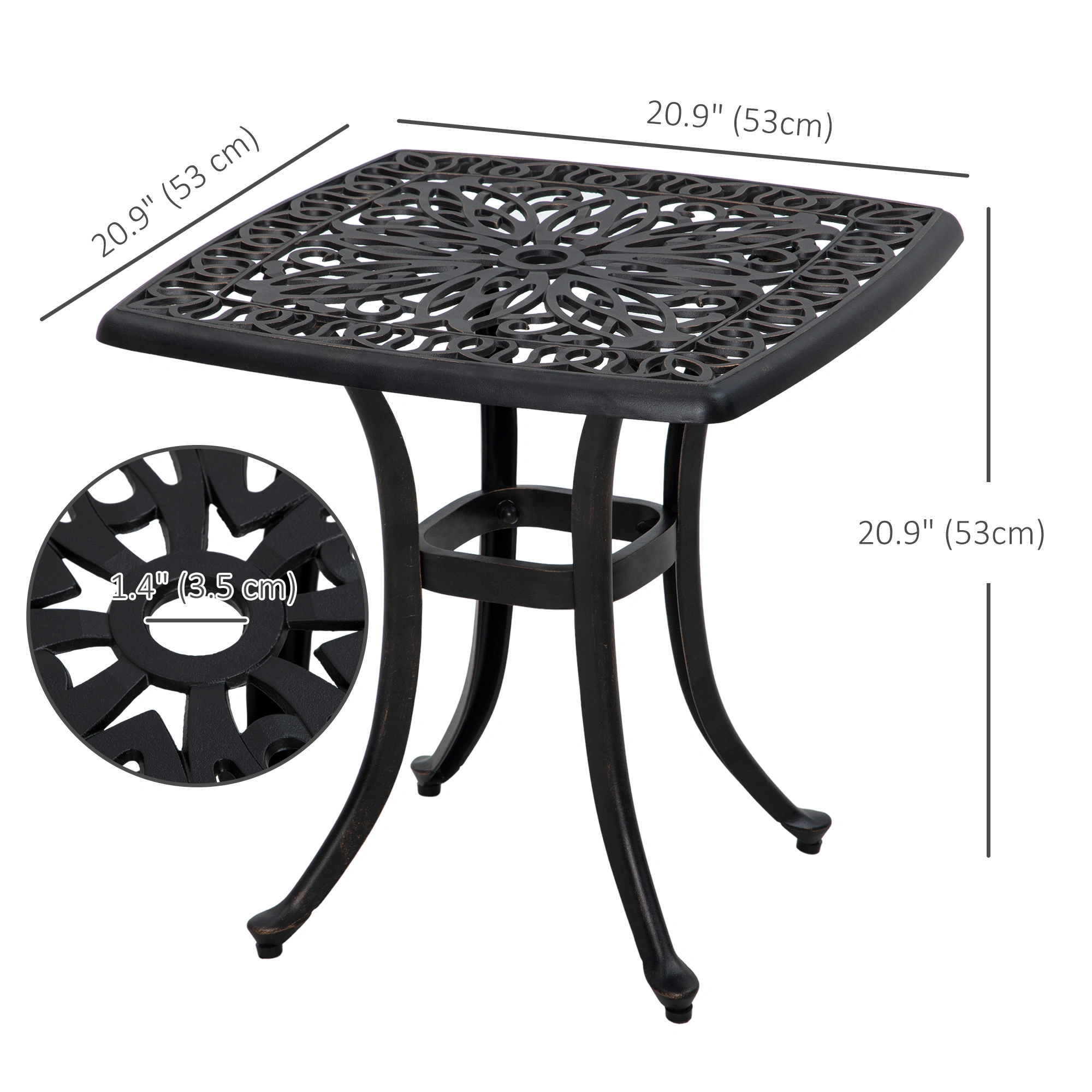 Outdoor Camping Table with Integrated Sink, Portable Folding Picnic Dining Table, Space-Saving Travel Kitchen Table with Faucet and Storage, Compact for RV, Garden, Hiking, Green view 3