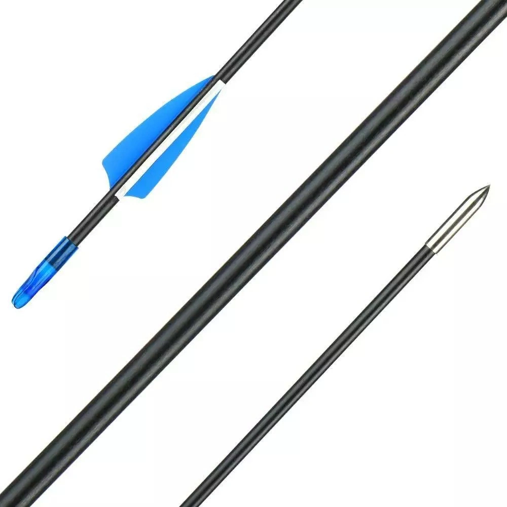 30 Pack Fiberglass Target Arrows for Compound & Recurve Bows, 30 Inch Archery Arrows for Target Practice view 3