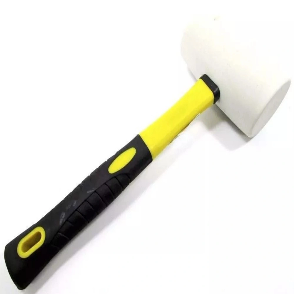 32oz Large White Rubber Mallet Hammer Mark-Free Handle for UPVC Window Glazing Panel