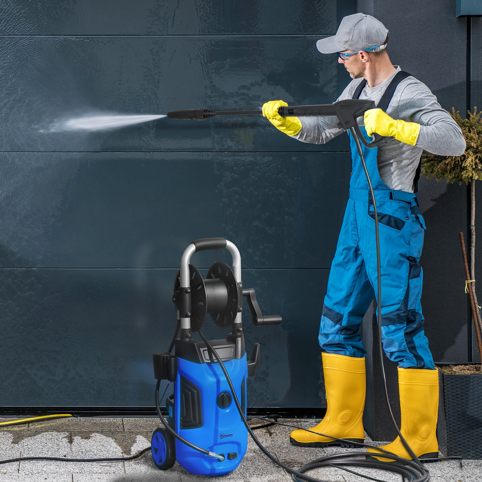 High Pressure Washer Electric, Portable Power Washer for Car, Patio and Outdoor Cleaning