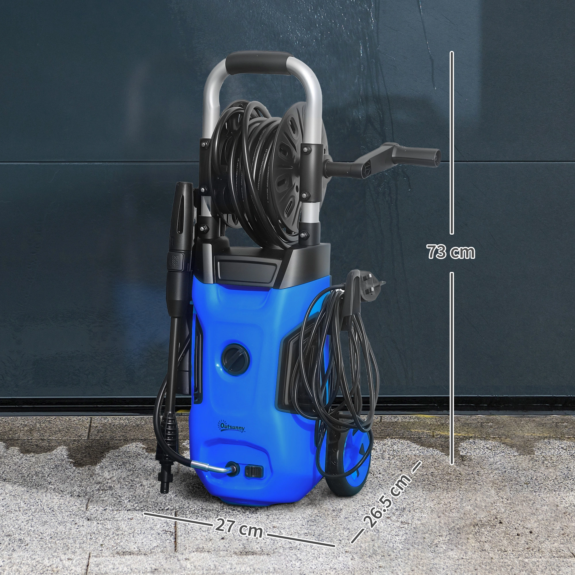 High Pressure Washer Electric, Portable Power Washer for Car, Patio and Outdoor Cleaning view 4