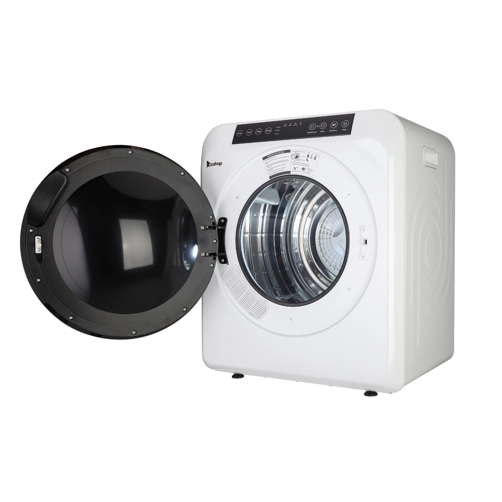 GDZ60-618E Upgraded 6kg Drum Dryer with LCD Screen UV Sterilization, White - 2 Cotton Filters Included view 8