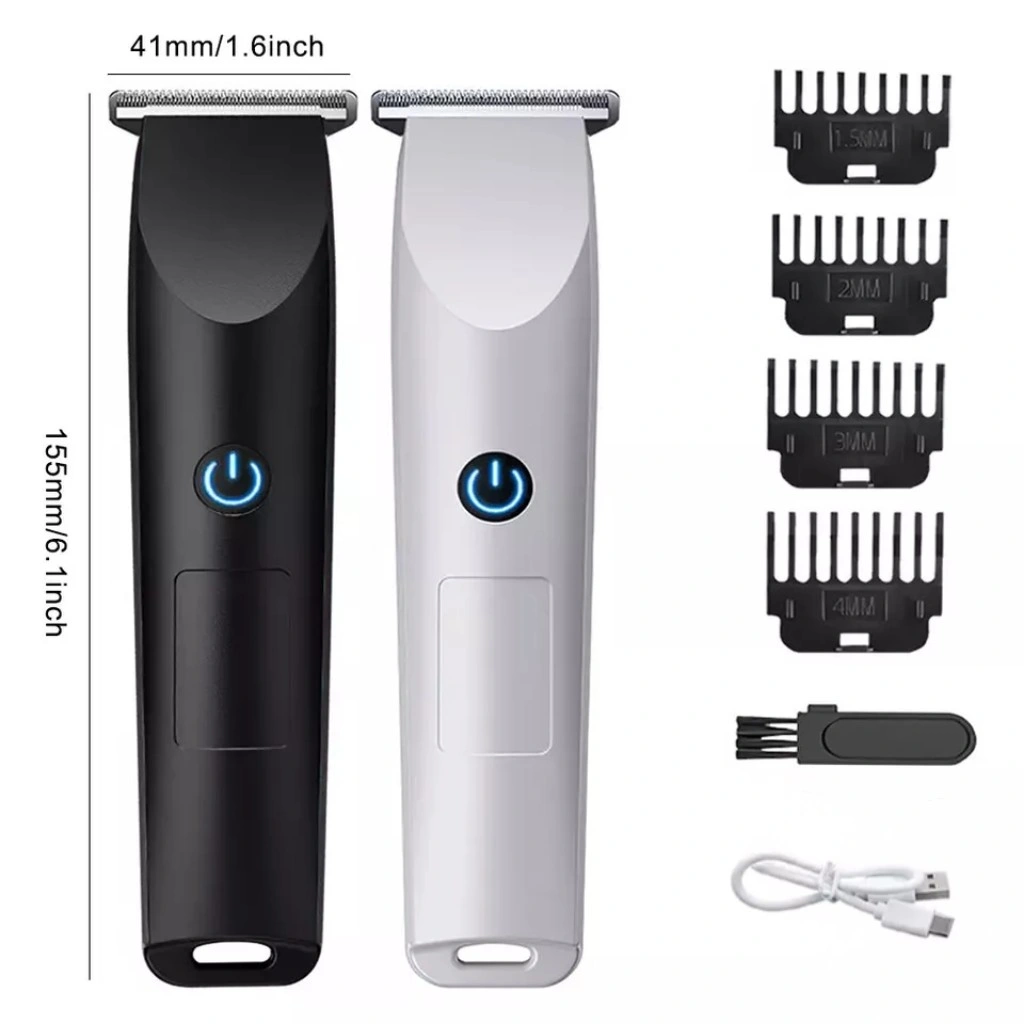 Men's Electric Hair Clippers Beard Trimmer 5-in-1 Barber Shaving Machine with Professional Ceramic Blade, Black view 3