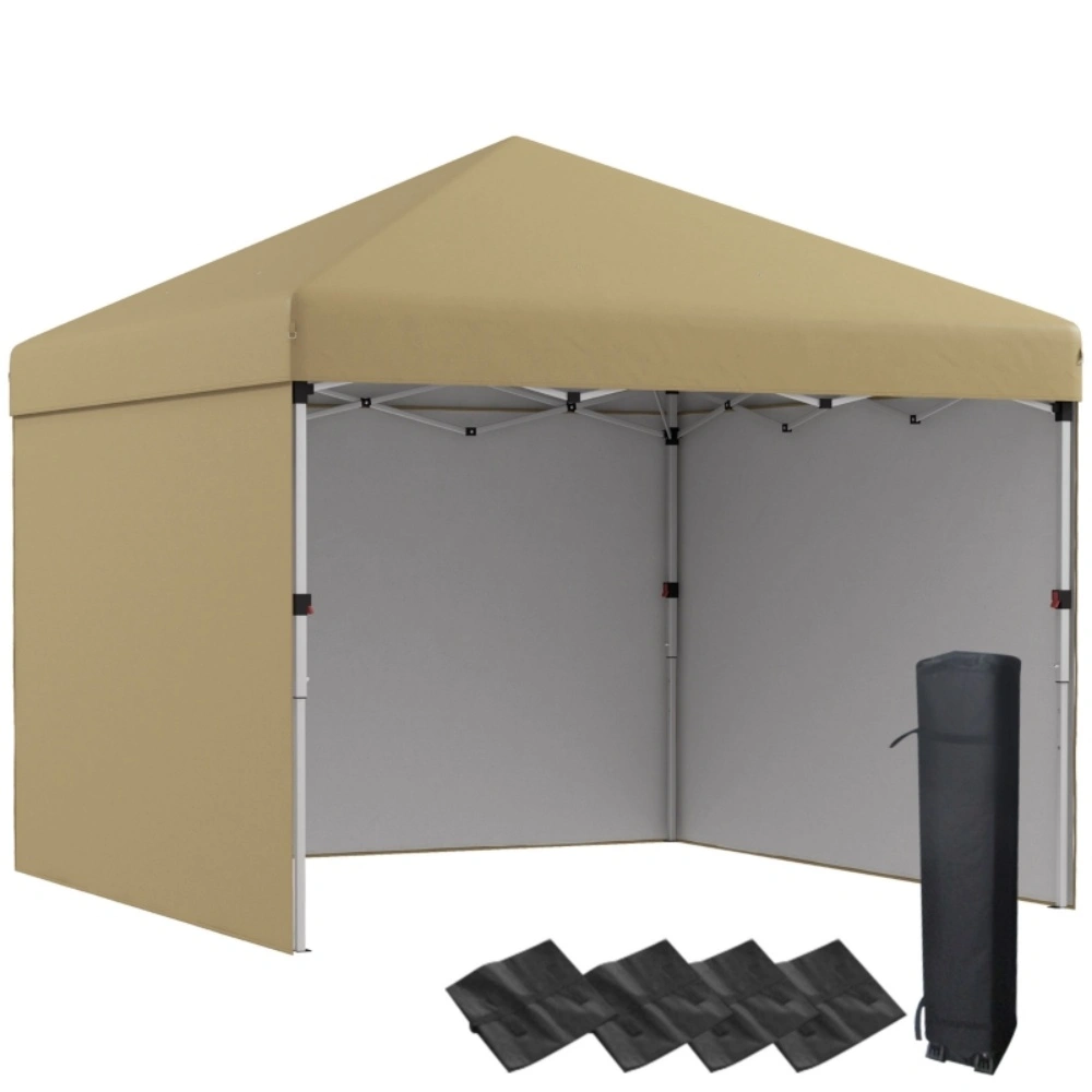 Party Tent 10x10 Pop Up Canopy Gazebo w/ Sidewalls, Waterproof Outdoor Event Tent for Parties, Markets & Gardens - Easy Setup, UV Protection