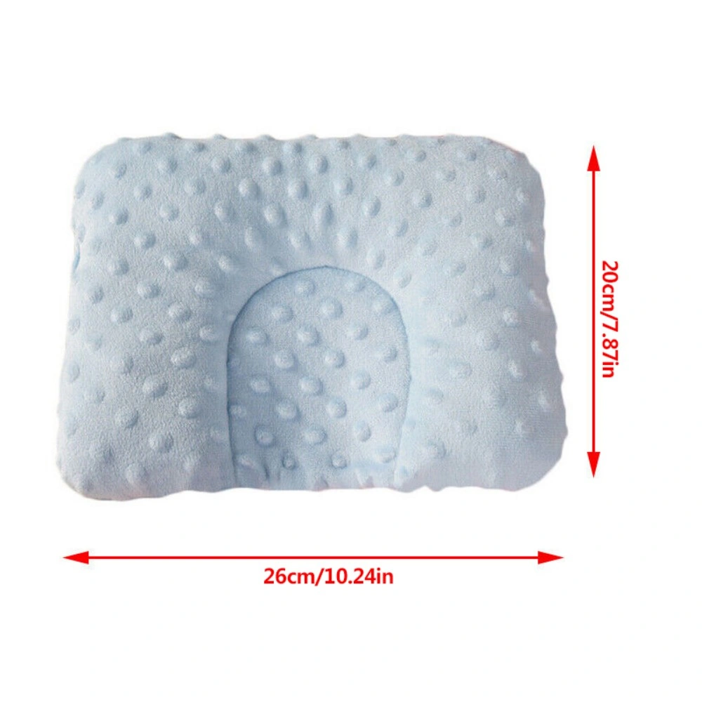 Newborn Baby Pillow Anti Flat Head Infant Sleeping Support Cushion with Anti Roll view 2
