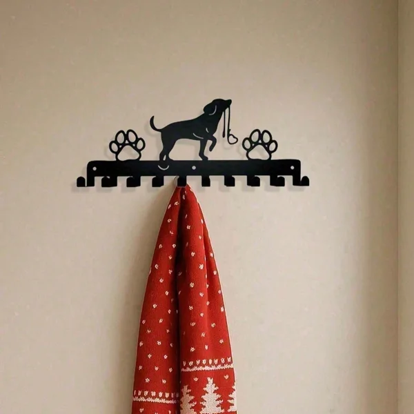 CIFbuy Farmhouse Metal Dog Hooks Wall Decor Rustic Entryway Key Holder Kitchen Organizer TikTok, temu pick-up service view 4