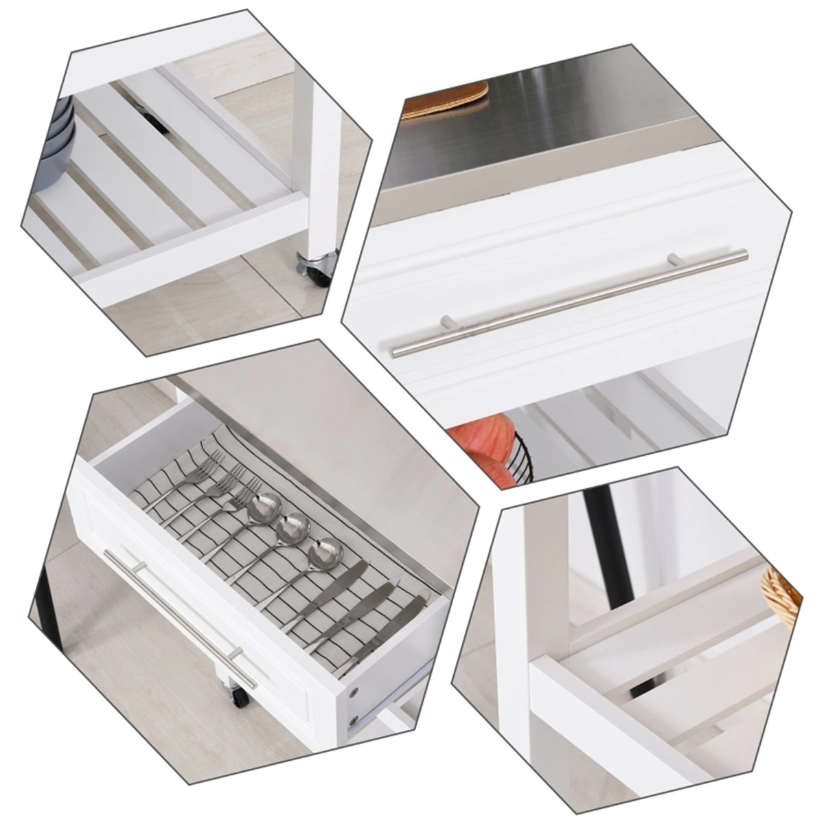 Kitchen Sideboard/ Storage cabinet/Coffee Bar Cabinet ( Amazon Shipping)(Prohibited by WalMart) view 5