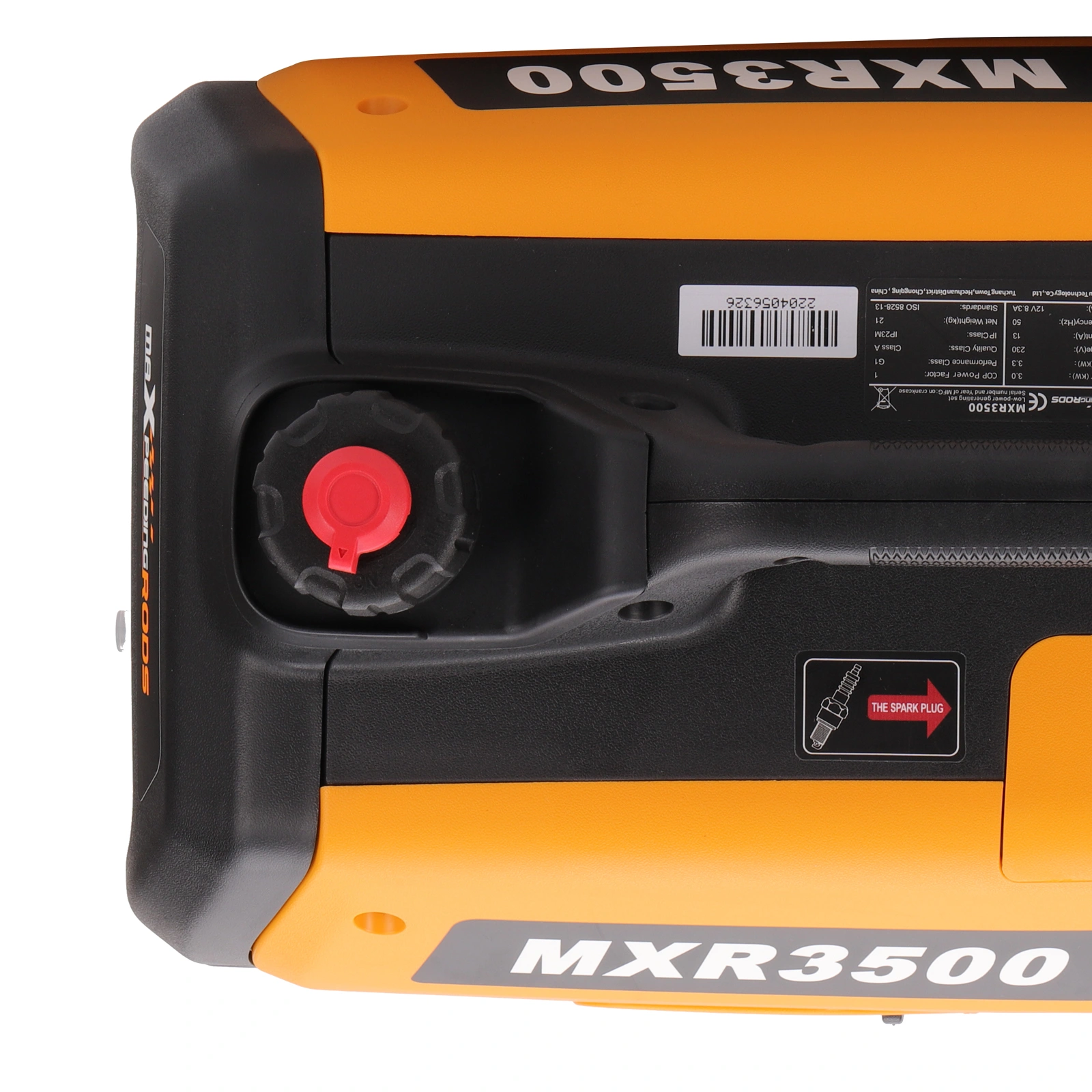 3300W Petrol Inverter Generator 21kg Portable Emergency Power Supply view 2