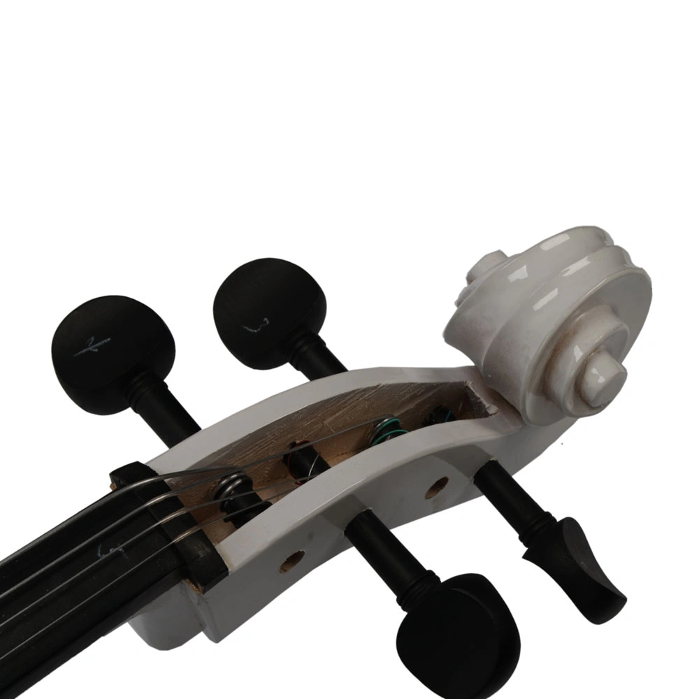 4/4 Wood Cello Bag Bow Rosin Bridge White view 13
