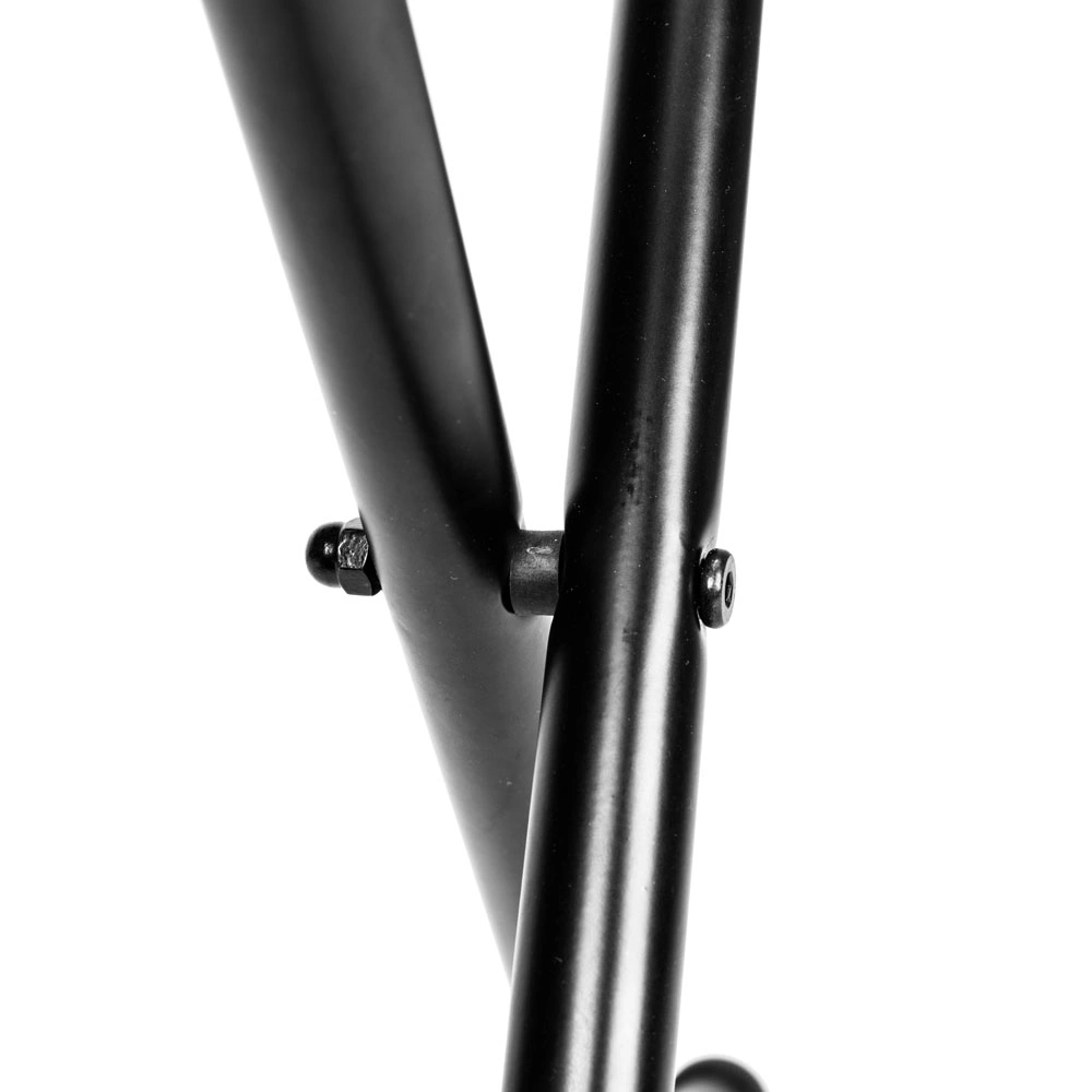Portable Metal Luggage Rack 680x400x560MM, Black Heavy Duty Suitcase Stand Foldable Storage Shelf view 18