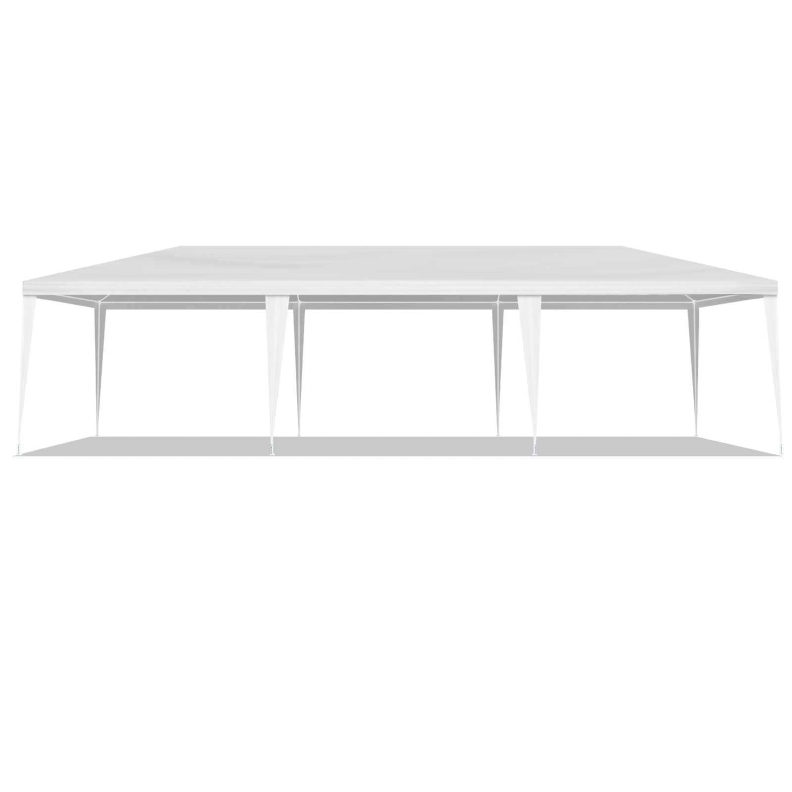 10'x30' Outdoor Party Tent with 8 Removable Sidewalls, Waterproof Canopy Patio Wedding Gazebo, White view 7