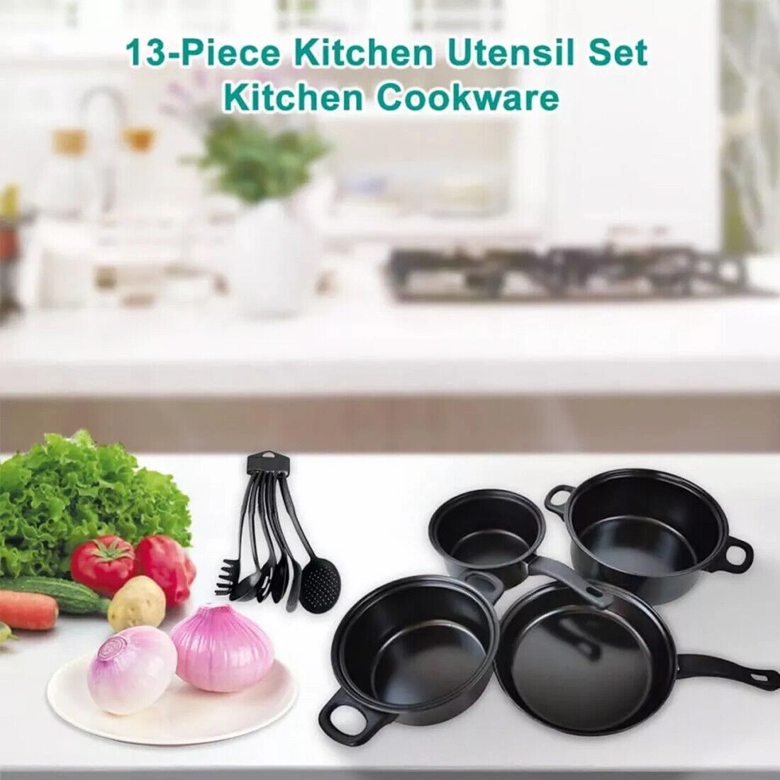 NEW 13-teiliges Topfset Induktion Antihaft Kochtopf Set|induktions KÃ¼che TÃ¶pfe Set DE view 12